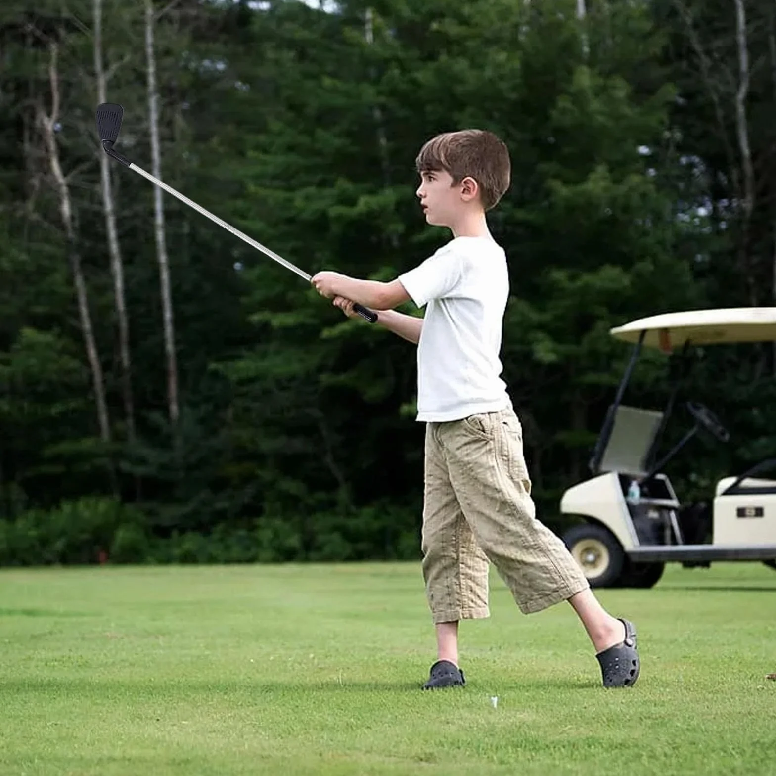 Kije golfowe dla dzieci, kije golfowe, kije golfowe, kije golfowe, do użytku wewnątrz i na zewnątrz, dla dzieci i dorosłych, kije golfowe, kije golfowe do każdego postawienia zielonej maty
