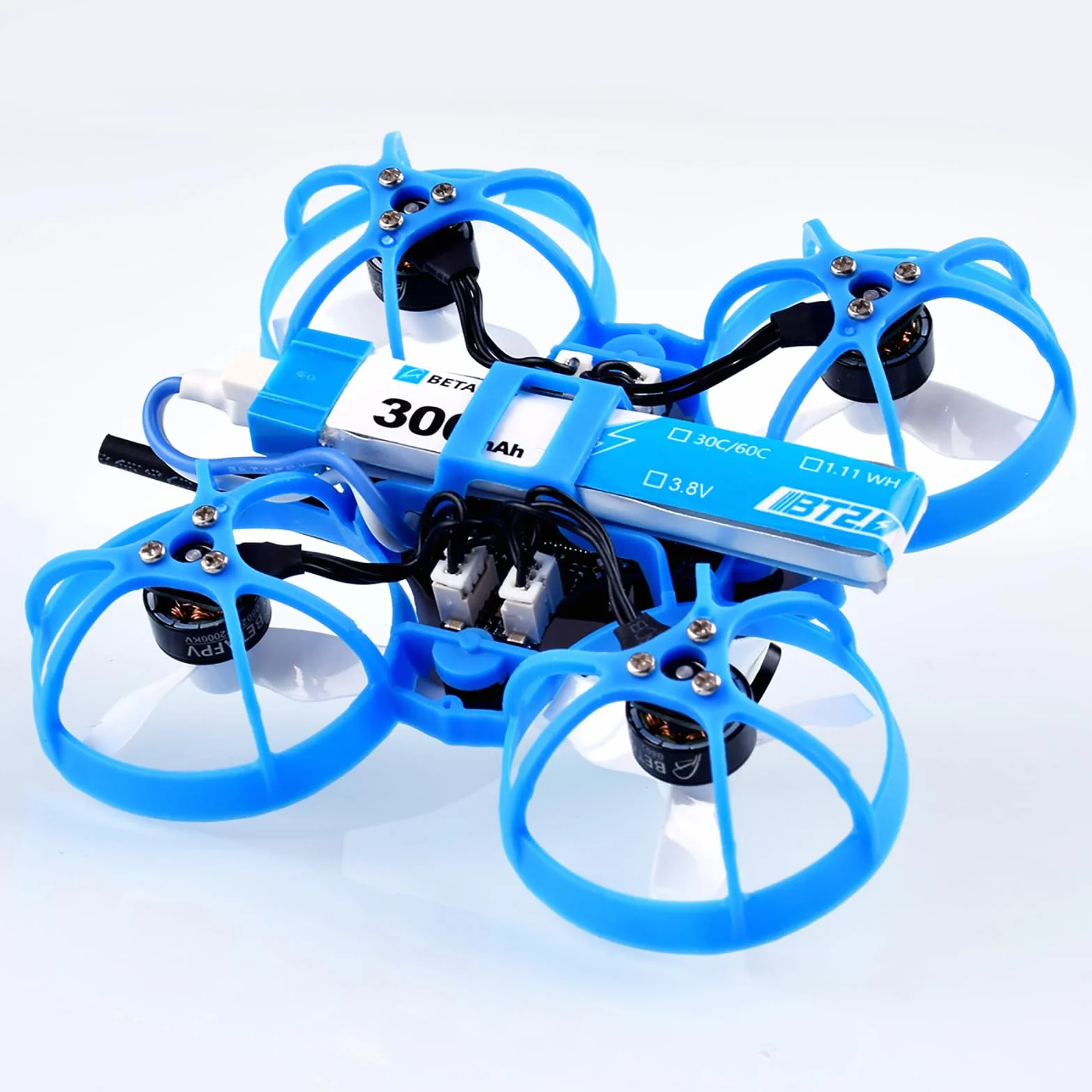 BETAFPV BT2.0 300 mAh 1S 4,35 V 30C/60C Lipo Bateria do FPV Tiny Whoop Drone