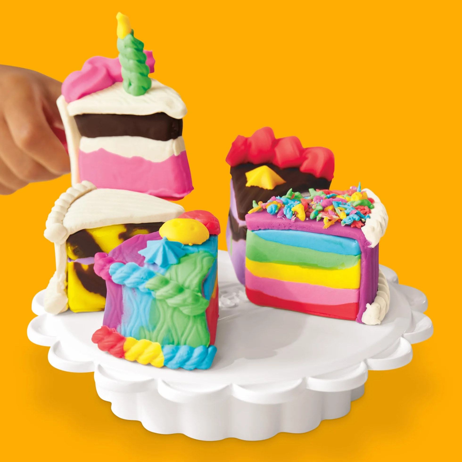 Zestaw do zabawy Play-Doh Super Slice Cake