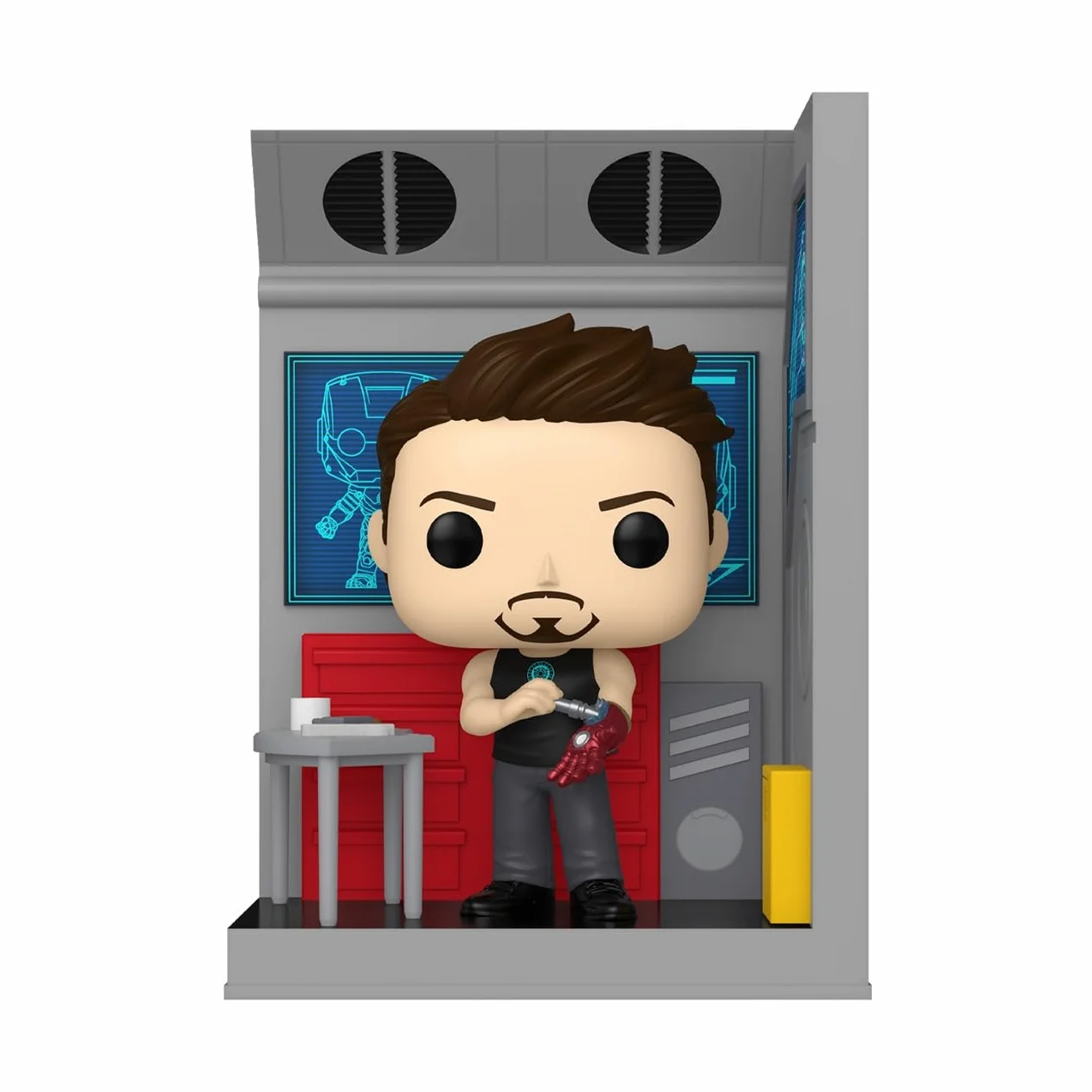 Funko Pop! Nooks: Marvel - Tony Stark's Garage - Marvel Comics - Figurka winylowa do kolekcjonowania - pomysł na prezent - Oficjalny towar - Zabawki dla dzieci i dorosłych