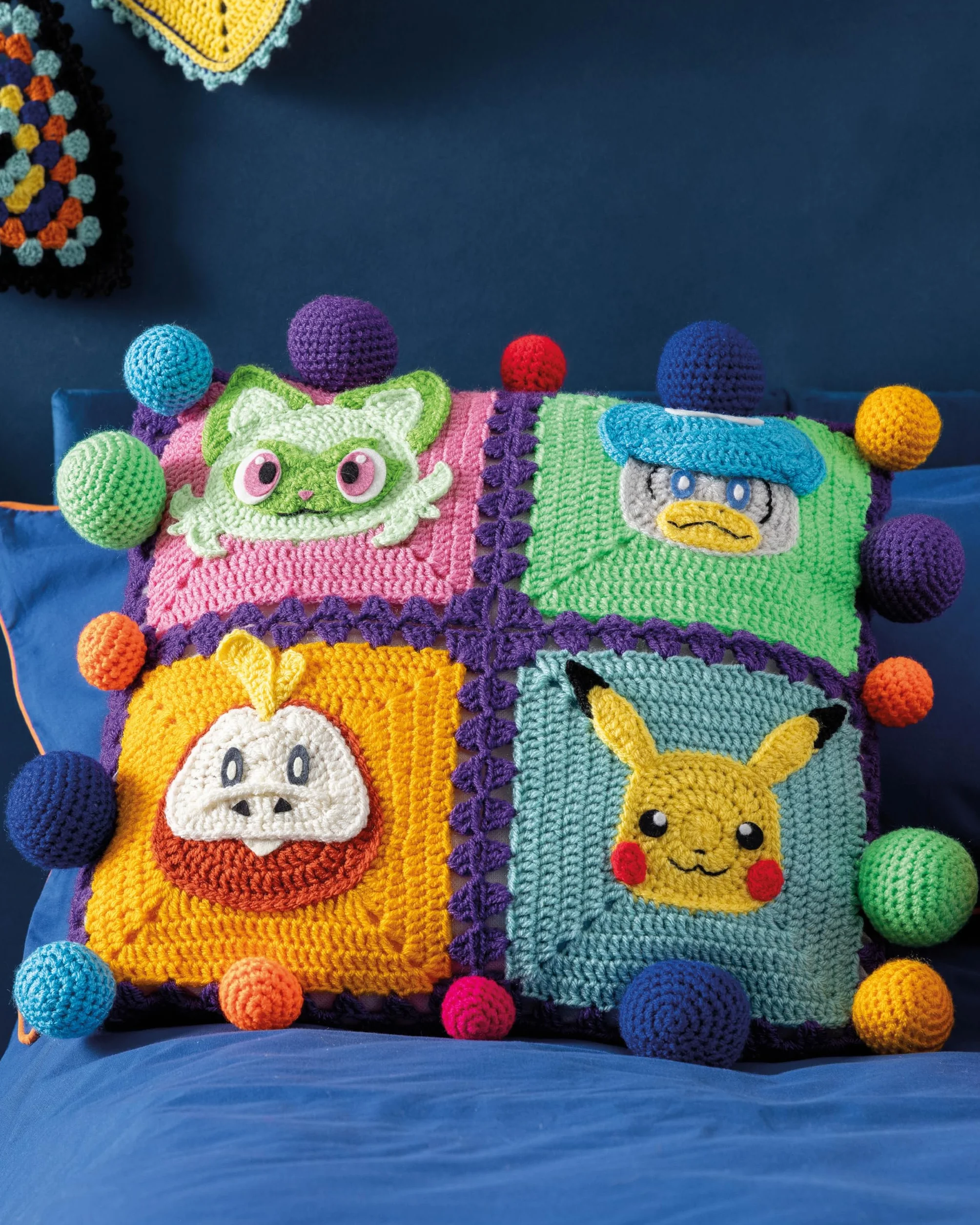 Pokémon Crochet Squares: Bring Pikachu and Friends to Life with Over 30 Cute Pokémon Granny Squares