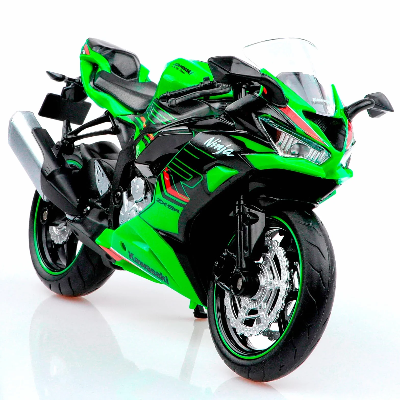 TOKAXI 1/12 skala Kawasaki Ninja Z6 odlewane plastikowe motocykle, model motocykla Kawasaki, zabawka motocykl Ninja dla chłopców i dziewcząt