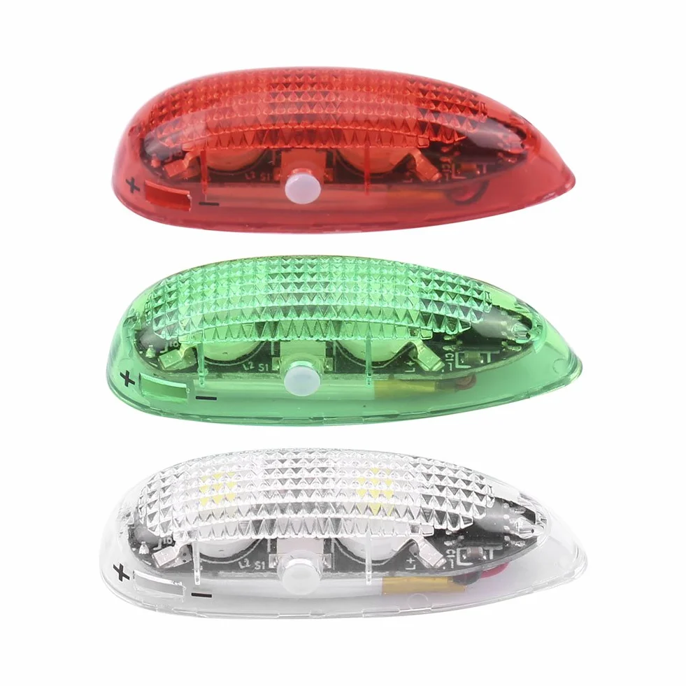 3 sztuk rc fix wing light, rc bezprzewodowe światło led do rc fix skrzydło samolot samolot helikopter