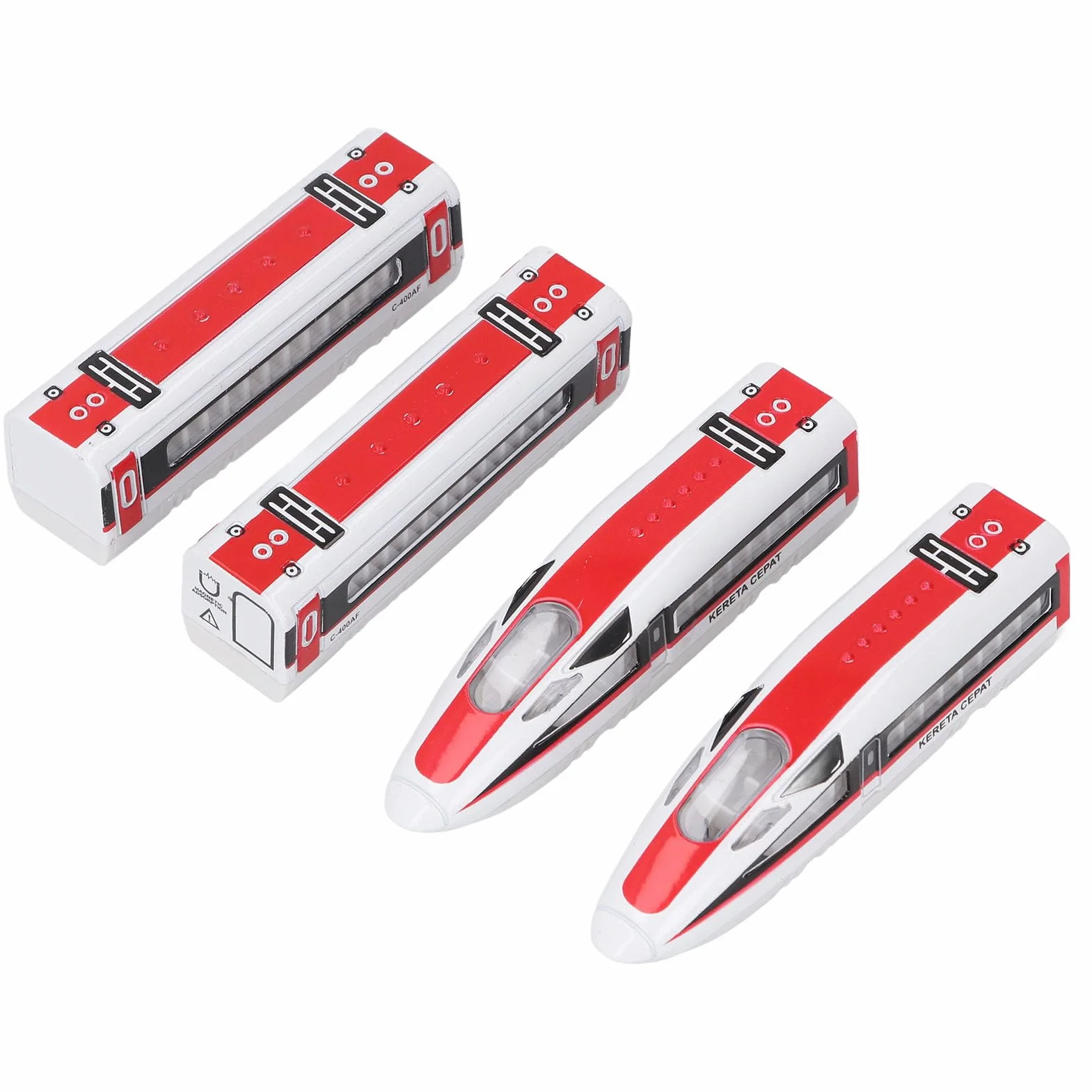 Rengue Zabawka dla Dzieci Szybki Pociąg, dla Dzieci, Zabawna i Bezpieczna Konstrukcja w Wieku od 3 do 6 Lat Zabawka Szybki Pociąg, Aluminiowy Model Toru Nan Zabawki