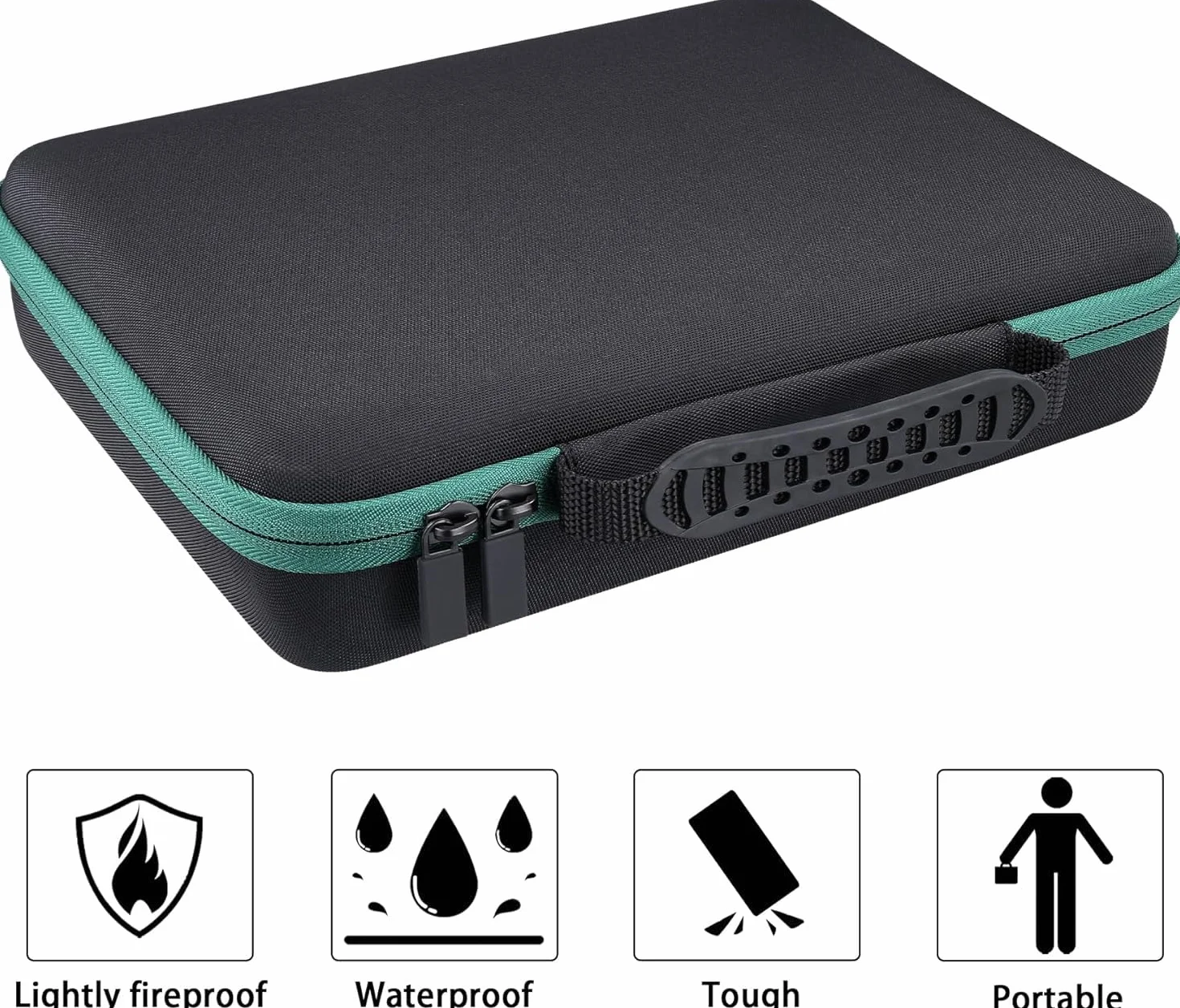 CO2CREA Futerak do pistoletu do klejenia Bosch PKP 18 E/PKP 3,6 LI/AdvancedGlue 18 V, kompatybilny z ładowarką USB i patyczkami do klejenia, czarny