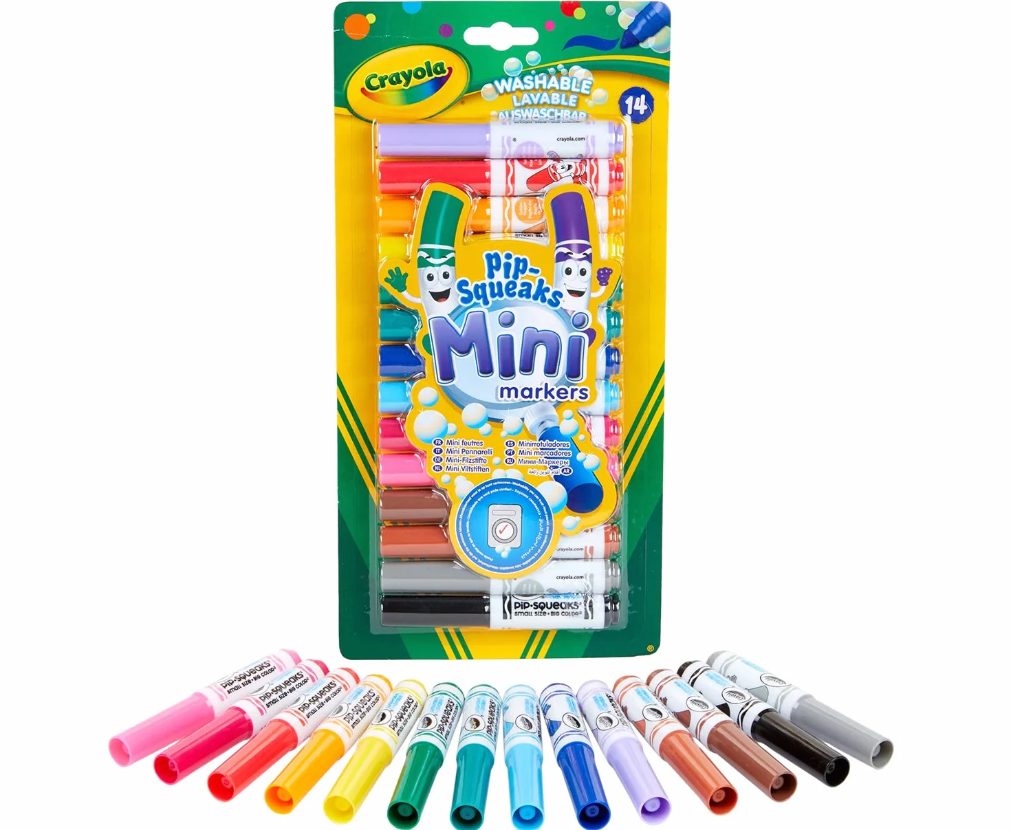 CRAYOLA - Super zestaw markerów, wartość artystyczna i rzemieślnicza, artykuły do kolorowania domu i powrotu do szkoły, prezent dla dzieci, od 6 lat