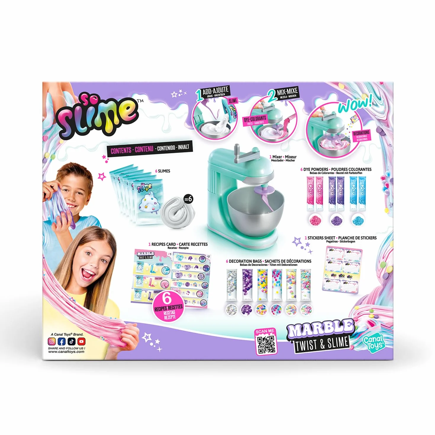 Canal Toys - So Sensations-Twist & Slime-Creative Leisure 229-Canal Toys, SSC 229, Wielokolorowy