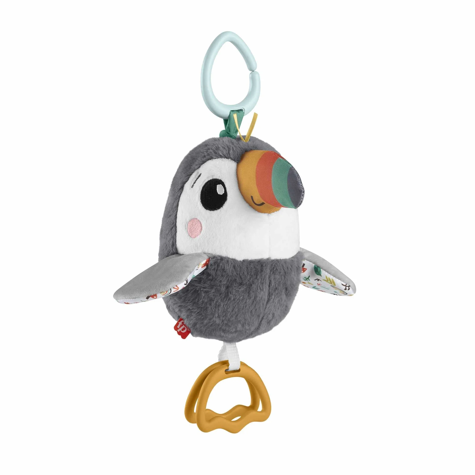 Fisher-Price Trzepoczący Tukan Zawieszka Zabawka sensoryczna do wózka HNX66