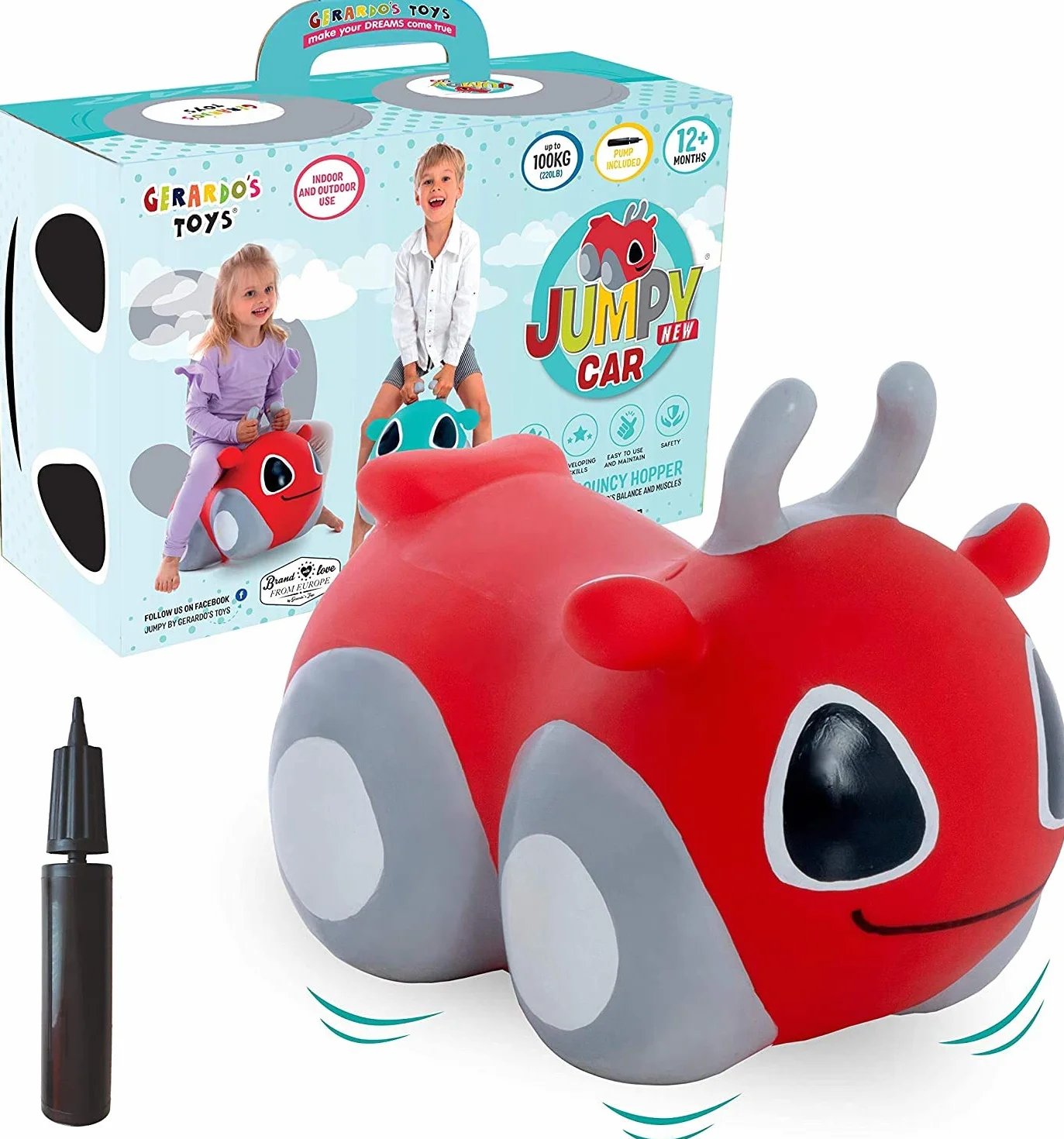 GERARDO'S Jumpy Car Red