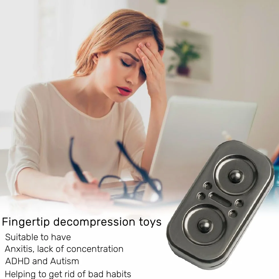 OBEST Slider Toy EDC Adult Fidget Toys ADHD Autyzm Sensory Zabawki Trzy kształty Lęk Stres Relief Zabawki Biurowe Fajne rzeczy dla chłopaka i ojca