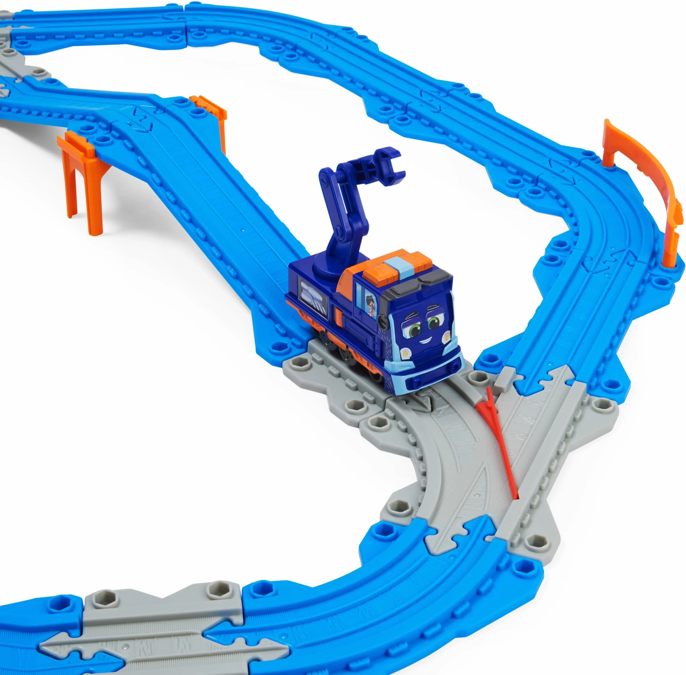 Mighty Express Zestaw 32 sztuk łącznych i ekskluzywny pociąg Milo, zabawki dla dzieci 3+