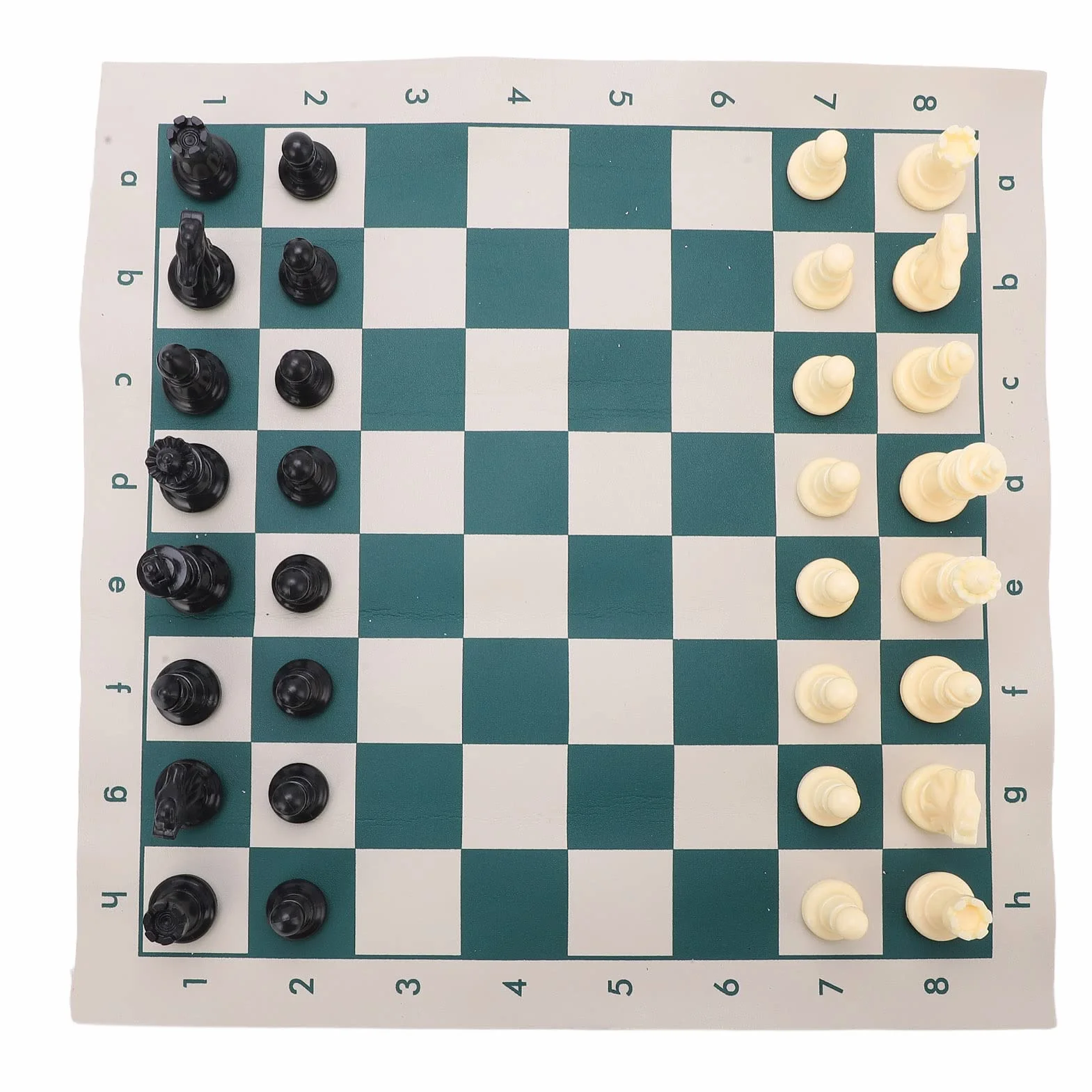 Tyenaza Portable Chess, PVC Portable Chess Travel Folding Sets Indoor Outdoor Play Relaxation