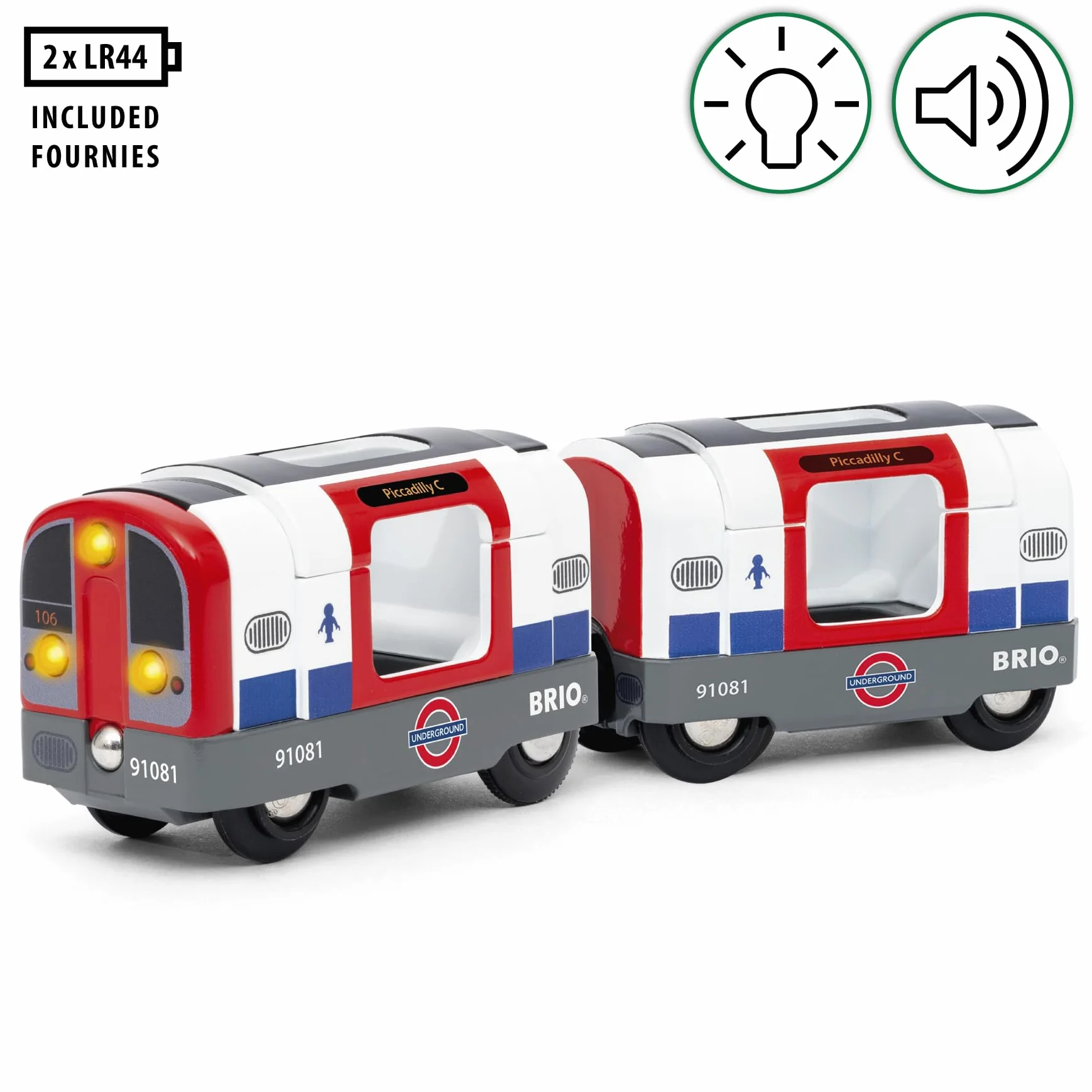 BRIO World - Londoner U-Bahn mit Licht und Sound