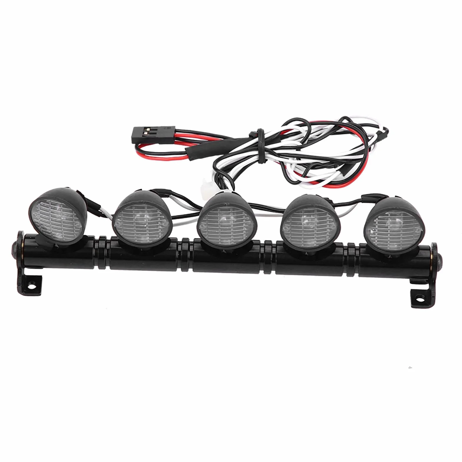 Wpl B16 B36 Metalowa Listwa świetlna LED 5 Diod Reflektor Akcesoryjny dla Axail Scx10 RC Samochód 1/10