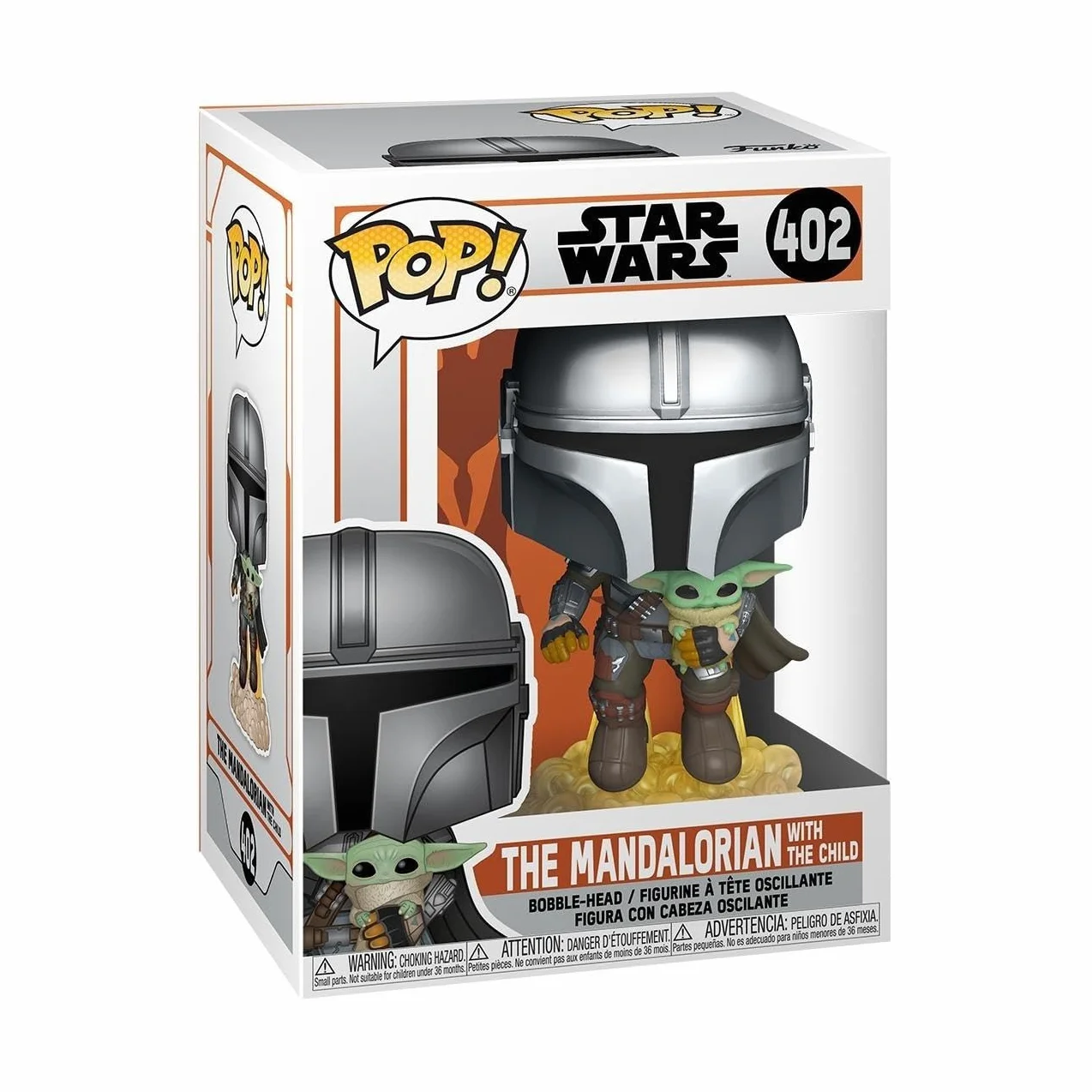 Funko POP! Star Wars: the Mandalorian - Mando Flying With Jet Pack - Winylowa figurka kolekcjonerska - Pomysł na prezent - Oficjalny towar - Zabawki dla dzieci i dorosłych - Fani TV