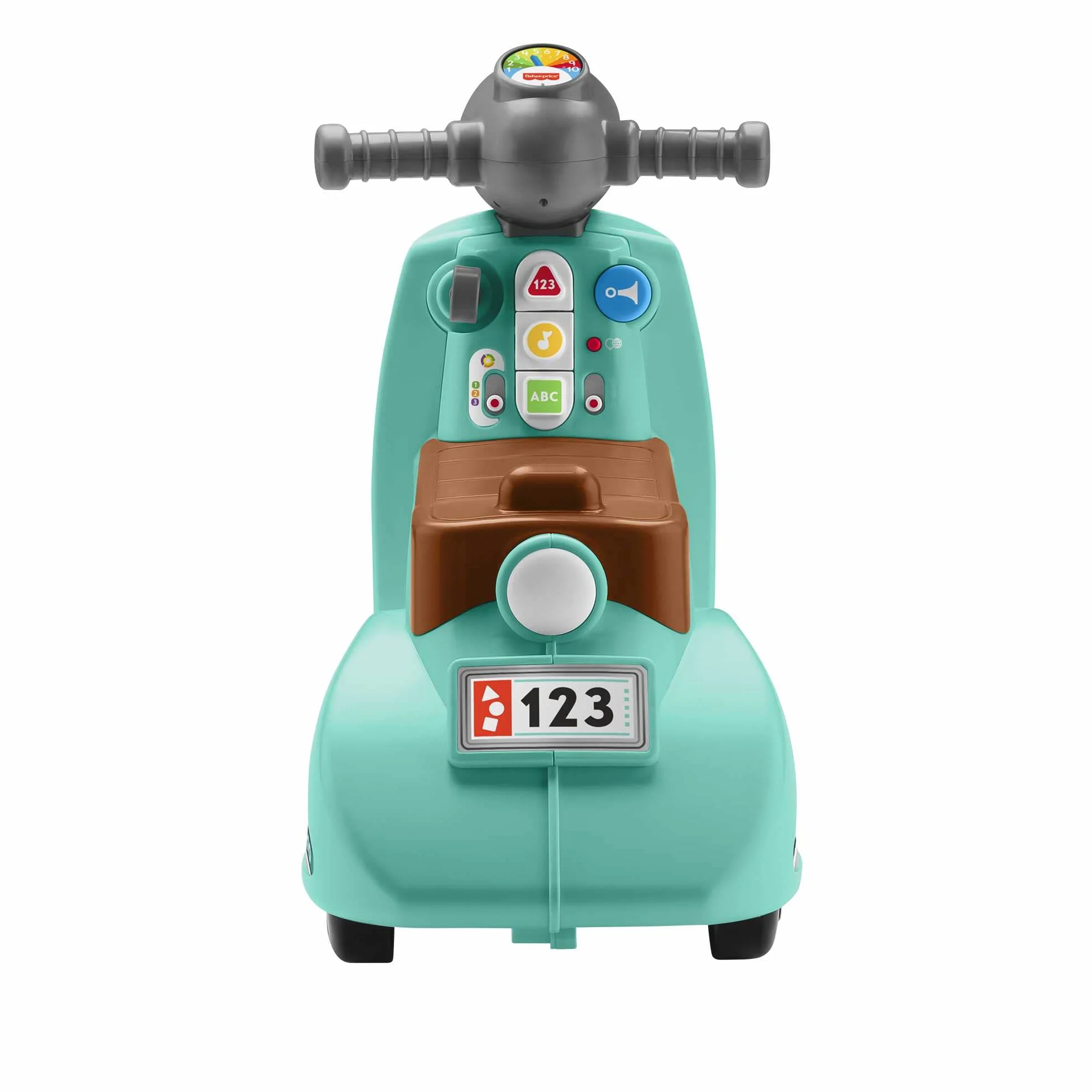 Fisher-Price HMV76 - zabawka jeżdżąca na hulajnodze dla maluchów z treścią edukacyjną Smart Stages do odgrywania ról, wersja wielojęzyczna, zabawka edukacyjna, baby playzeg od 12 miesięc
