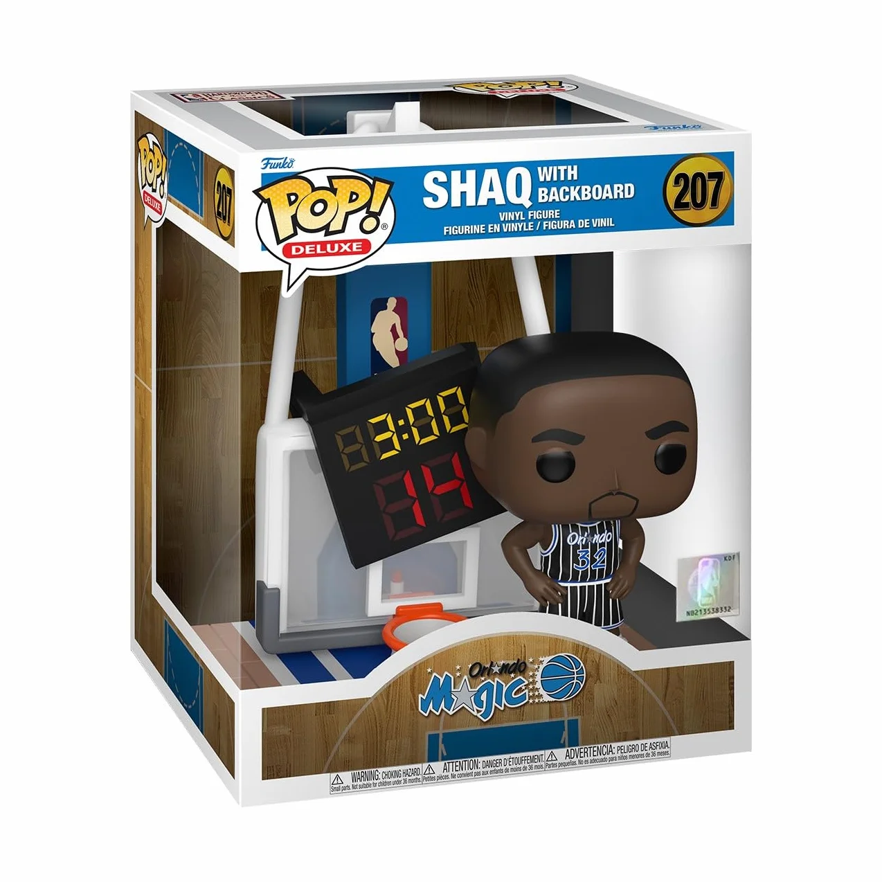 Funko Pop! Deluxe: Magic - Shaquille O'Neal - Shaq z płytą winylową - kolekcjonerska figurka winylowa - pomysł na prezent, oficjalny towar - zabawki dla dzieci i dorosłych - fanów sportu
