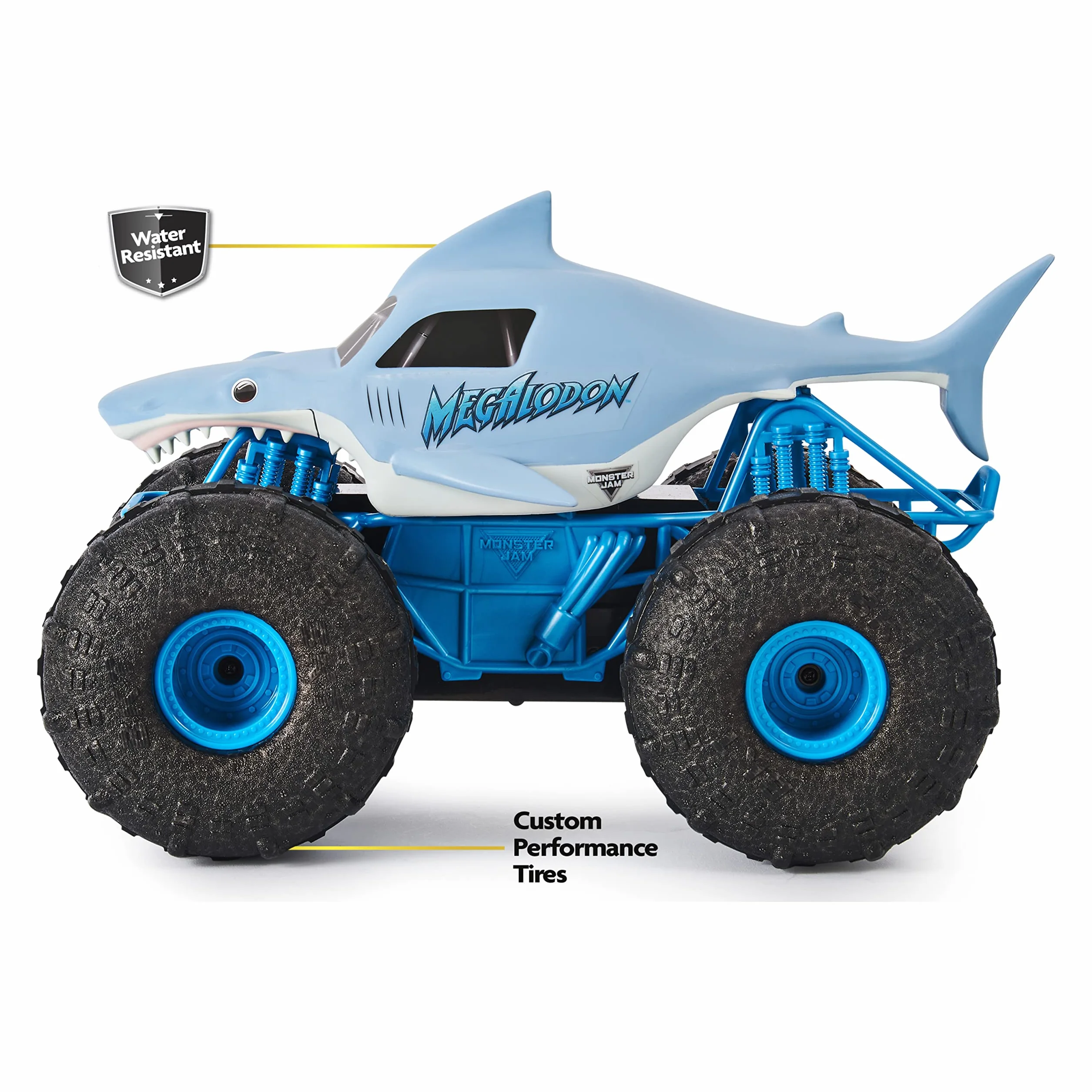 Monster Jam 6056227 Megalodon Storm Zdalnie Sterowany Pojazd, Wielokolorowy, Skala 1:15