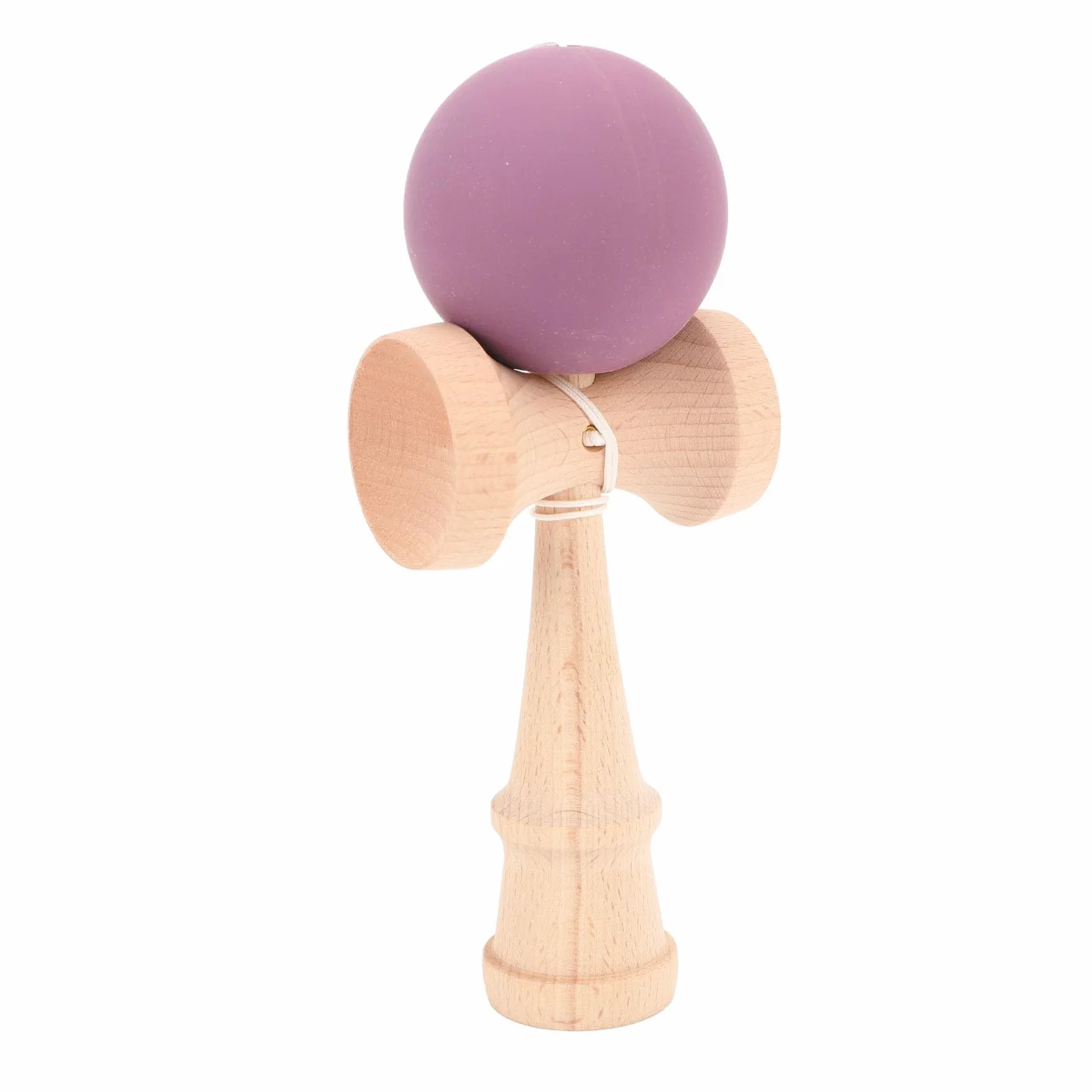 Kendama Toy, Wooden Catch Ball Kendama Wooden Kendama Toy Portable Kendama Poprawia koordynację Oka Dłoni ze Sznurkiem do Pomieszczenia i na Zewnątrz (PURPLE)
