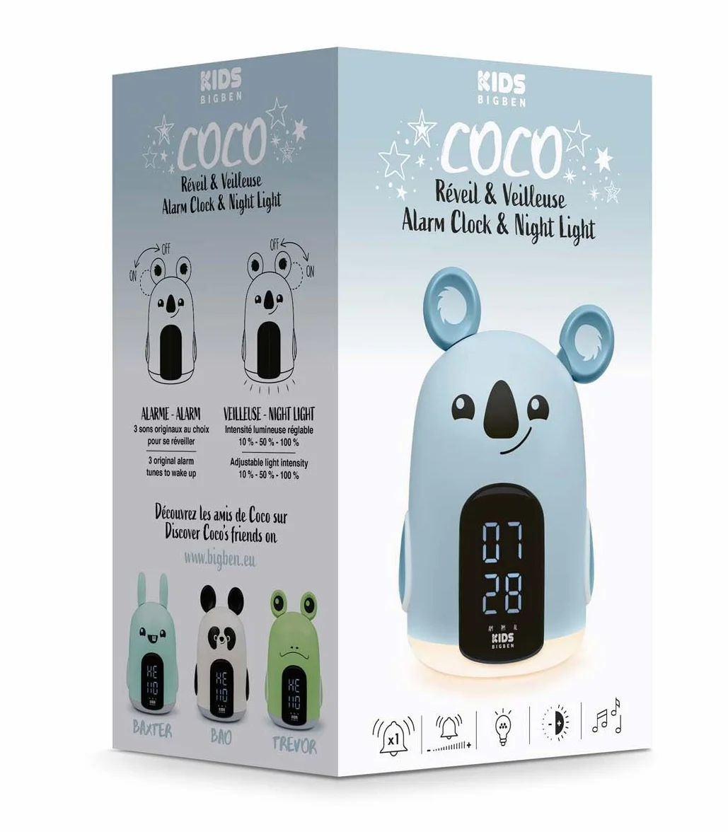 Bigben budzik i lampka nocna RKIDS (Koala)