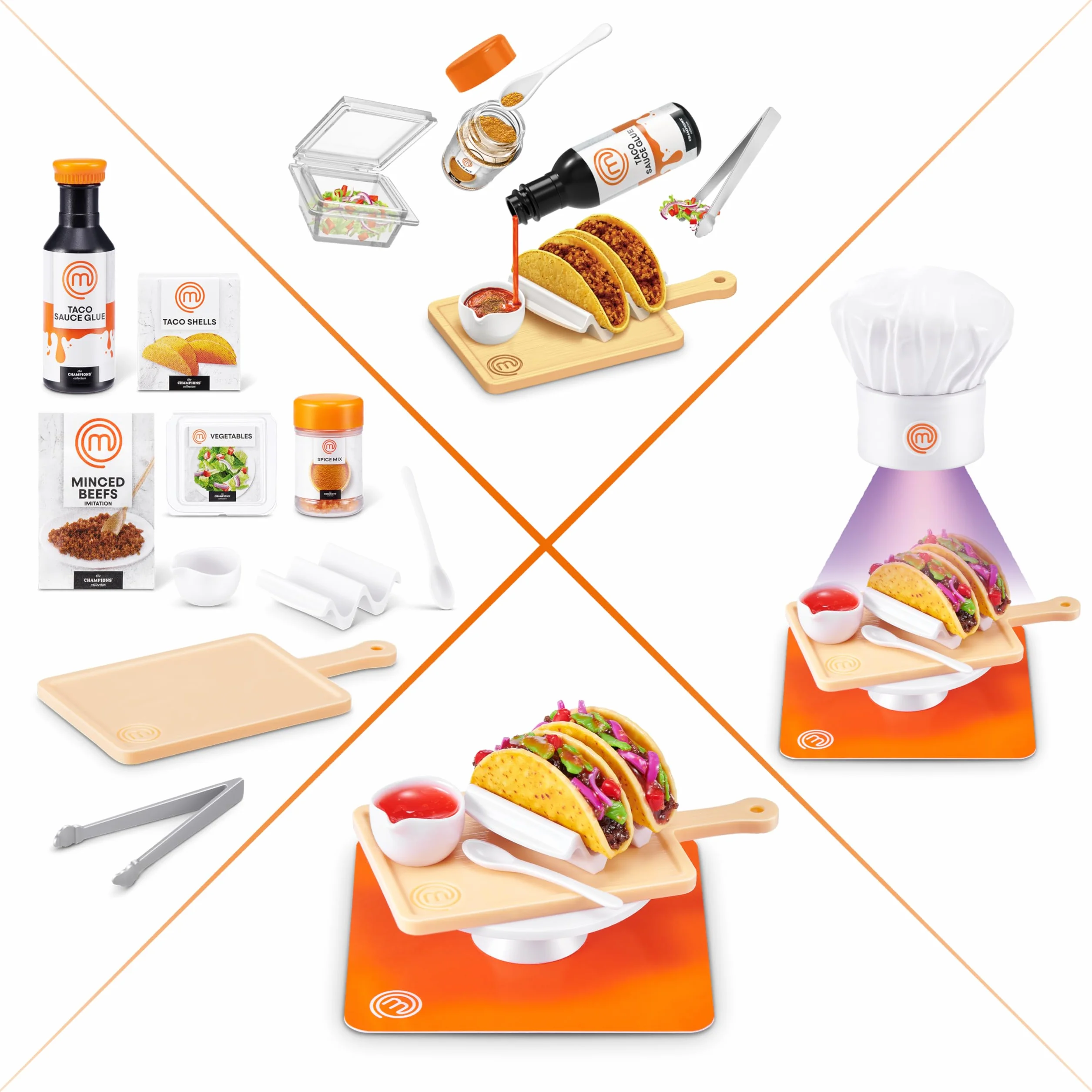 MINI BRANDS MASTER CHEF MINI MARKI SERIA 2-KAPSUŁKA, 2 szt. W Rurce PVC