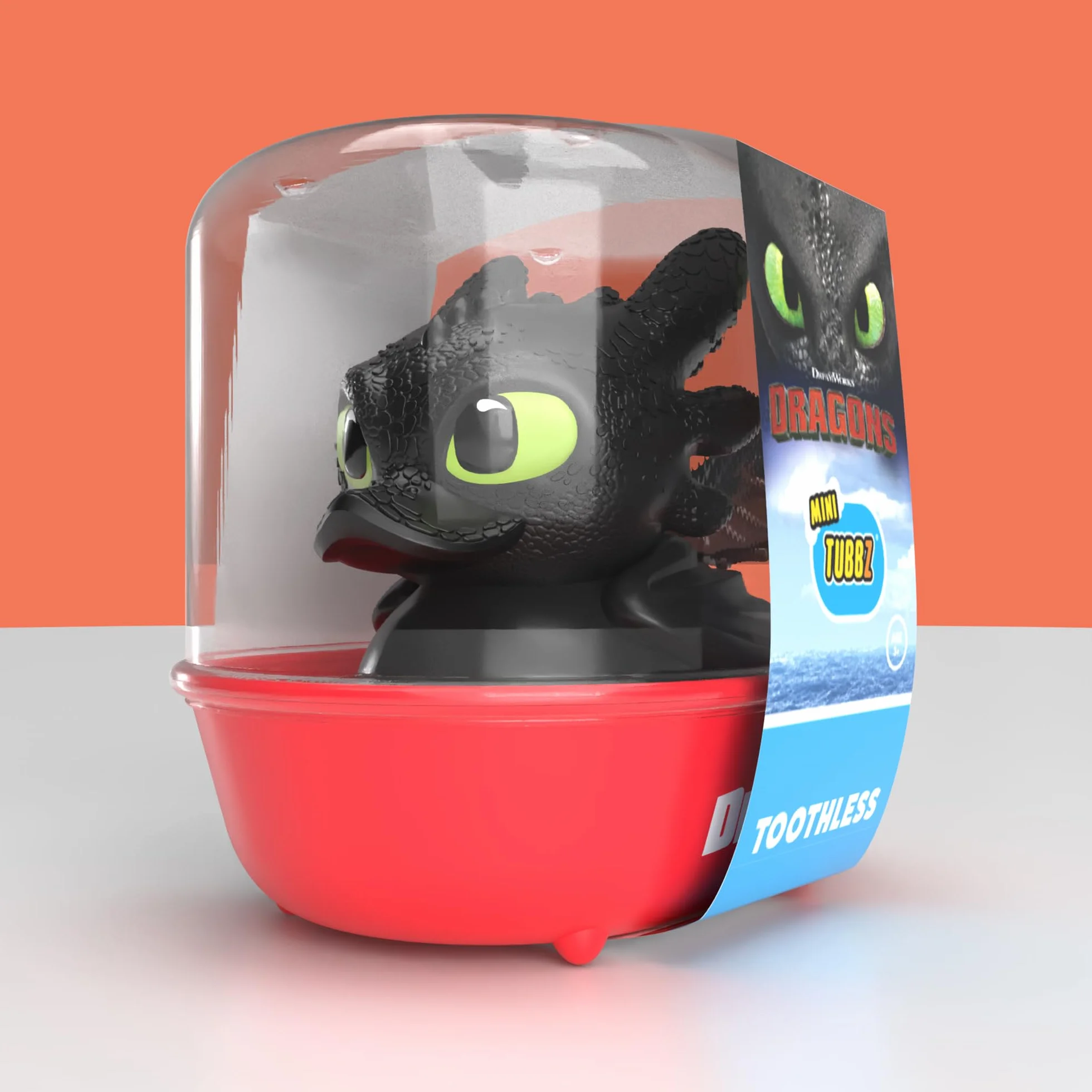TUBBZ Mini: Jak wytresować smoka - bezzębny cosplay gumowa kaczka winylowa figurka