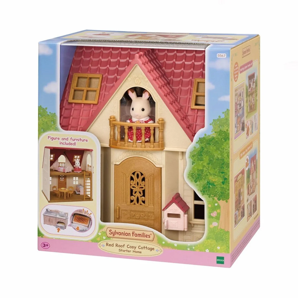 Sylvanian Families 5567 Starter Haus NOWOŚĆ, Multicolore
