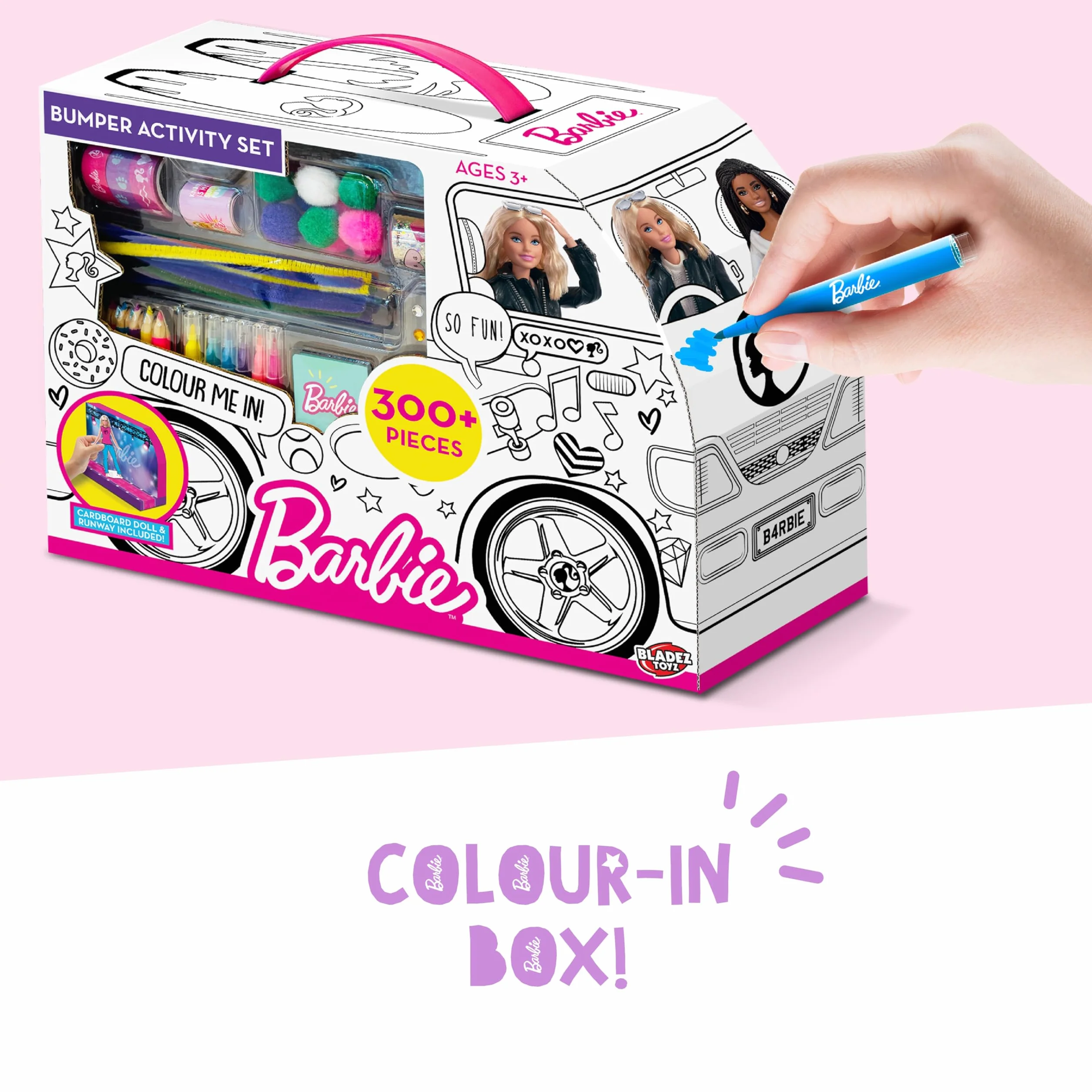 Bladez Toyz Barbie Creative Maker Kitz zestaw do ćwiczeń zderzaka 300 sztuk