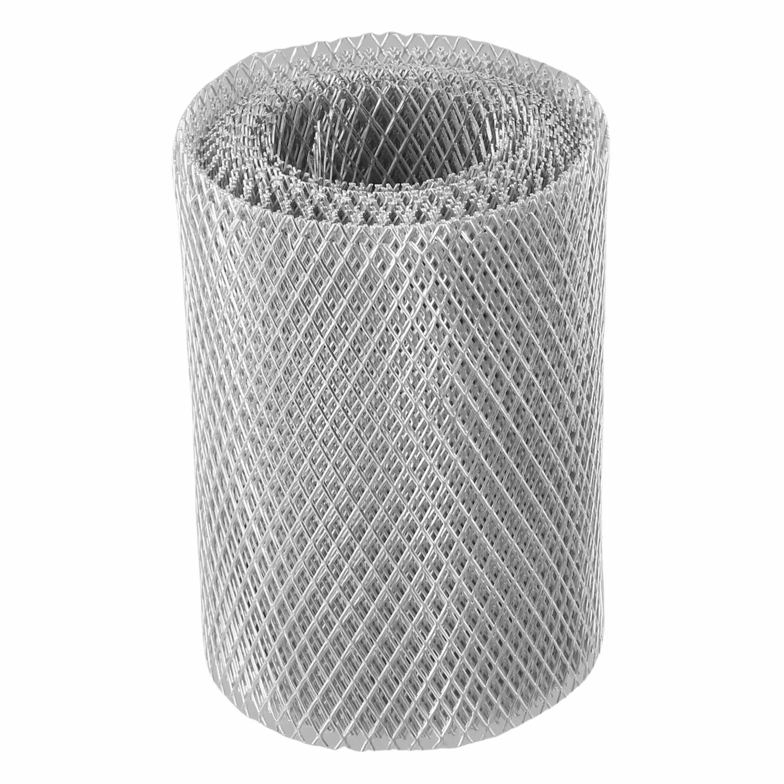 Osłona rynny, aluminiowa rolka osłony rynny, siatka ochronna do blokowania liści, gałązek i zanieczyszczeń, długość 6,1 m (szerokość 12,7 cm)