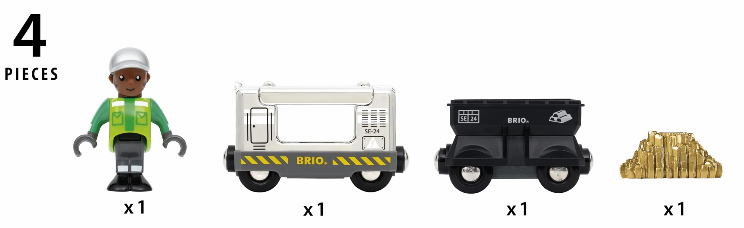 BRIO World – 36083 Sondereditionszug 2024 | Zugset-Zubehör, Spielzeugeisenbahn für Kinder ab 3 Jahren