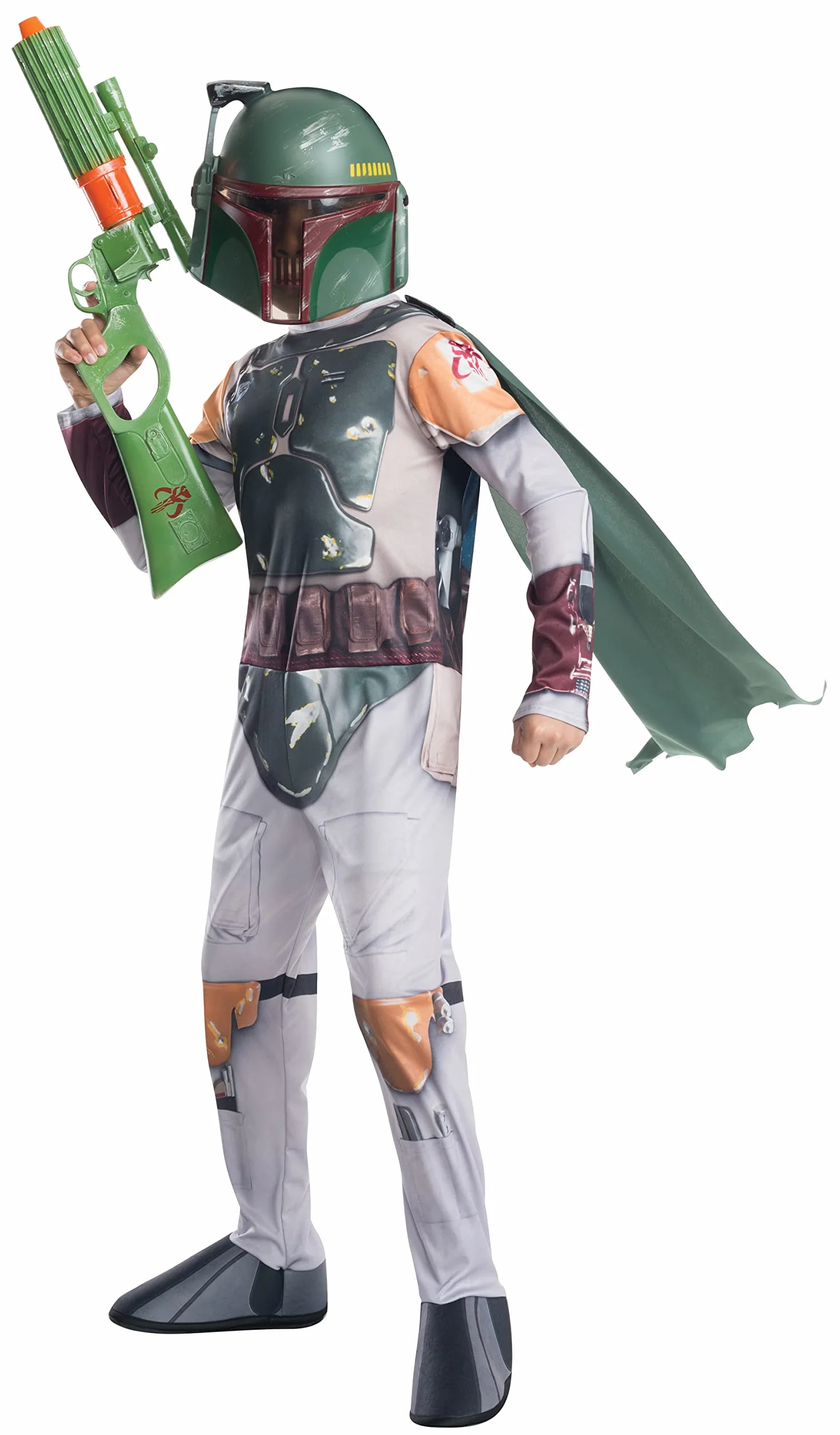 Rubies Kostium Boba Fett dla dzieci, styl 3, rozmiar M, wiek 5-7 lat, wysokość 100 cm, 5 cm - 4 stopy 15 cm Halloween
