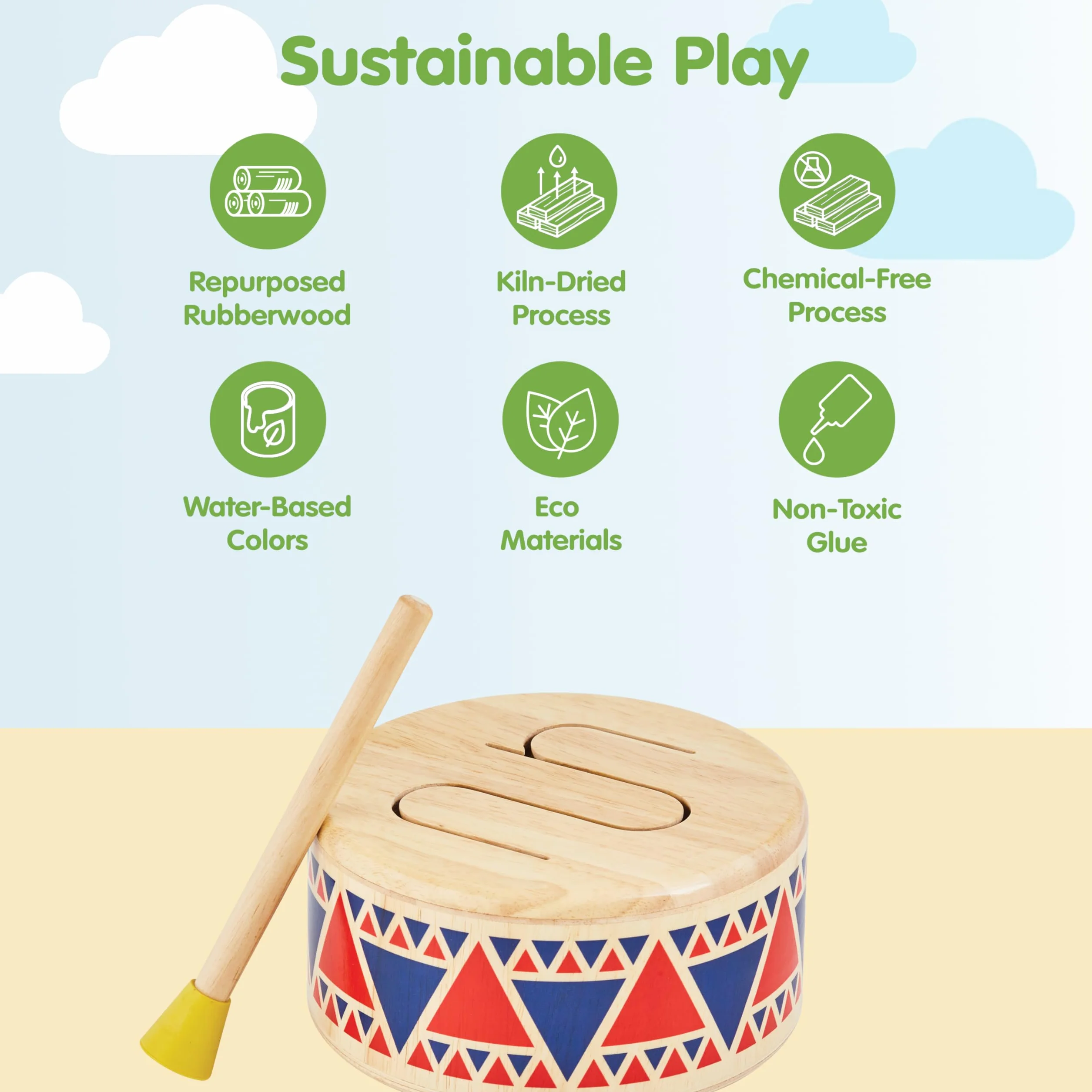 Plan Toys Solid Drum
