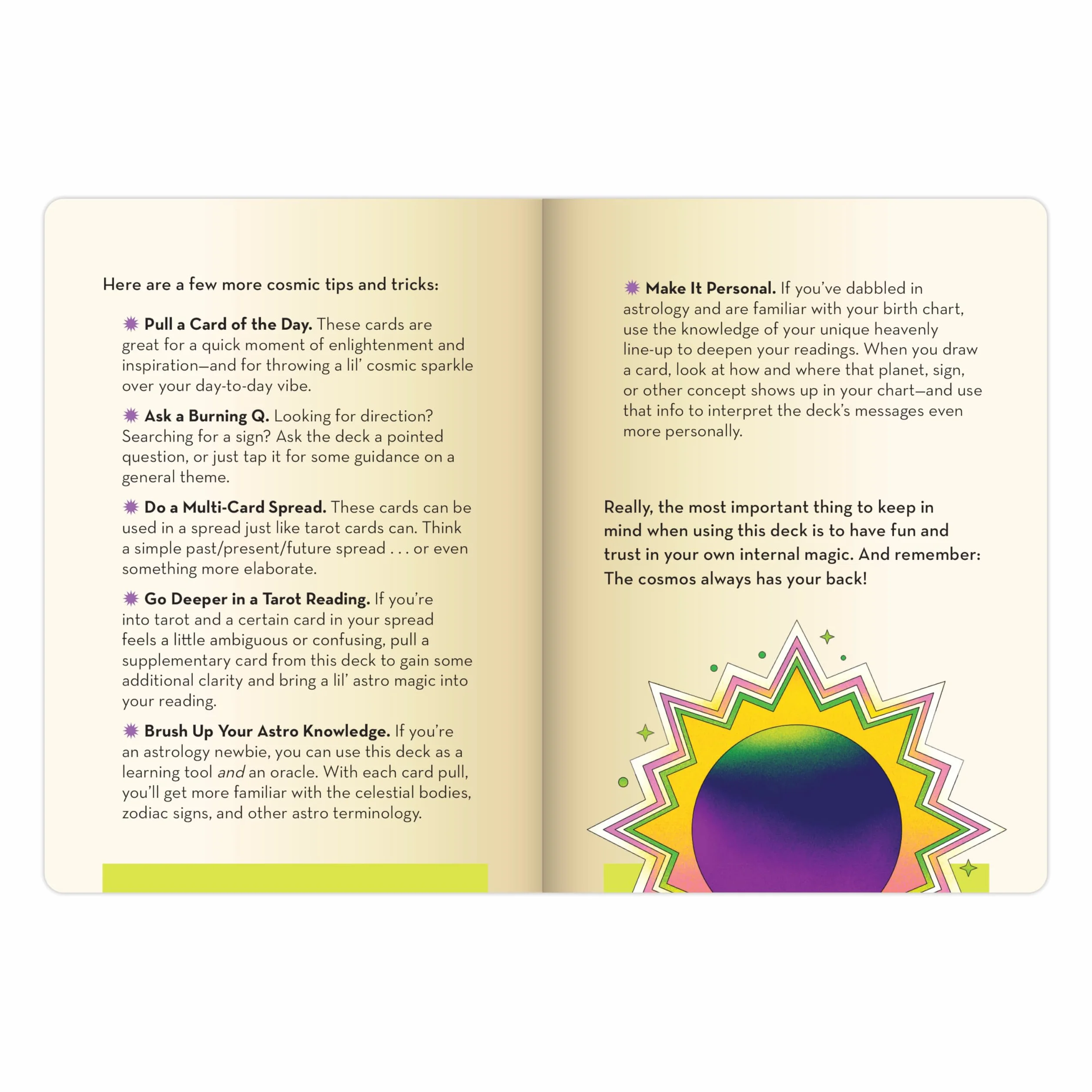 Knock Knock Cosmic Dreamscape Astrology Oracle Deck: 72 Cosmic Cards for Daily Guidance Inspired by the Mystical Practice of Astrology
