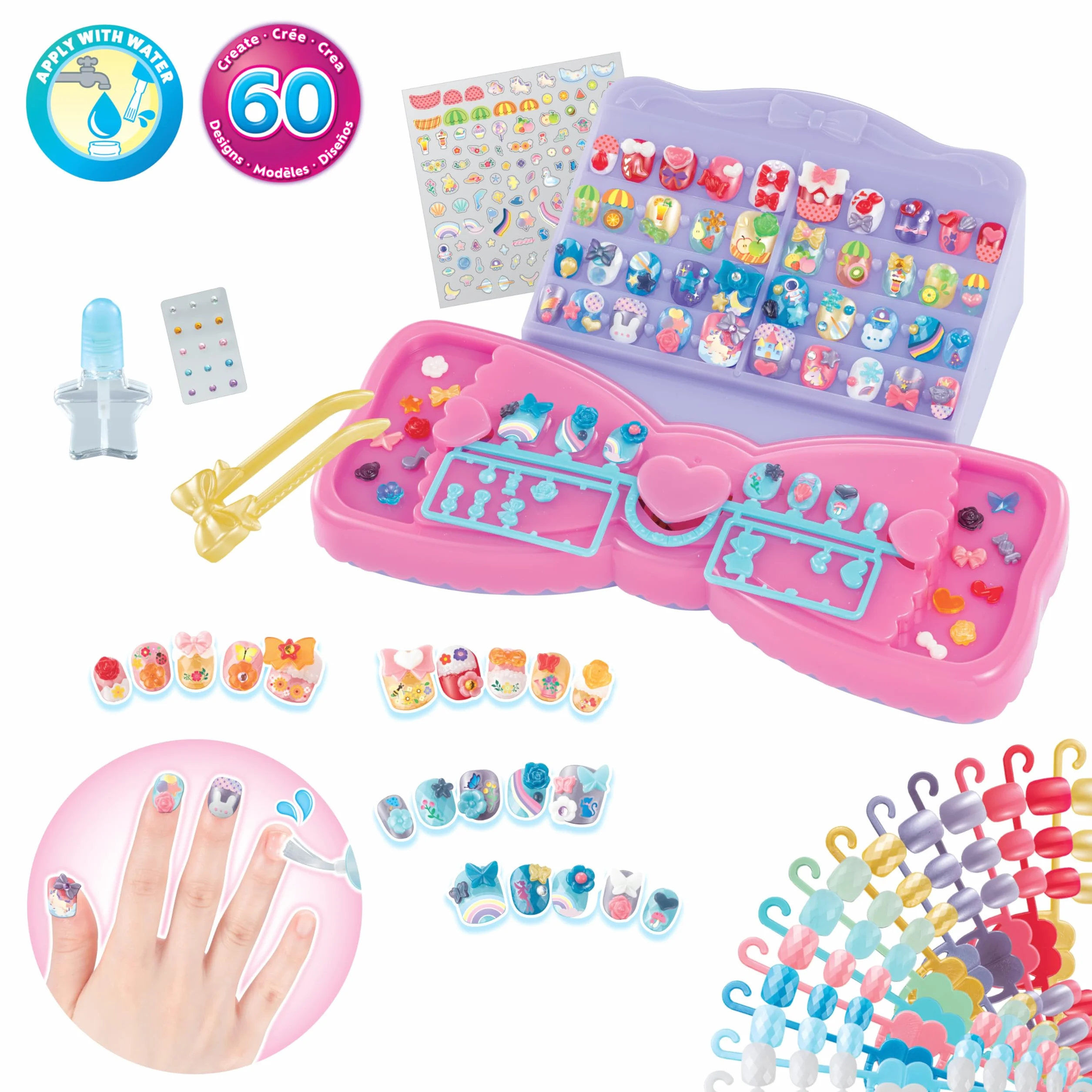 Aquabeads Nail Studio- 35027 Aquabeads Studio paznokci, zestaw startowy