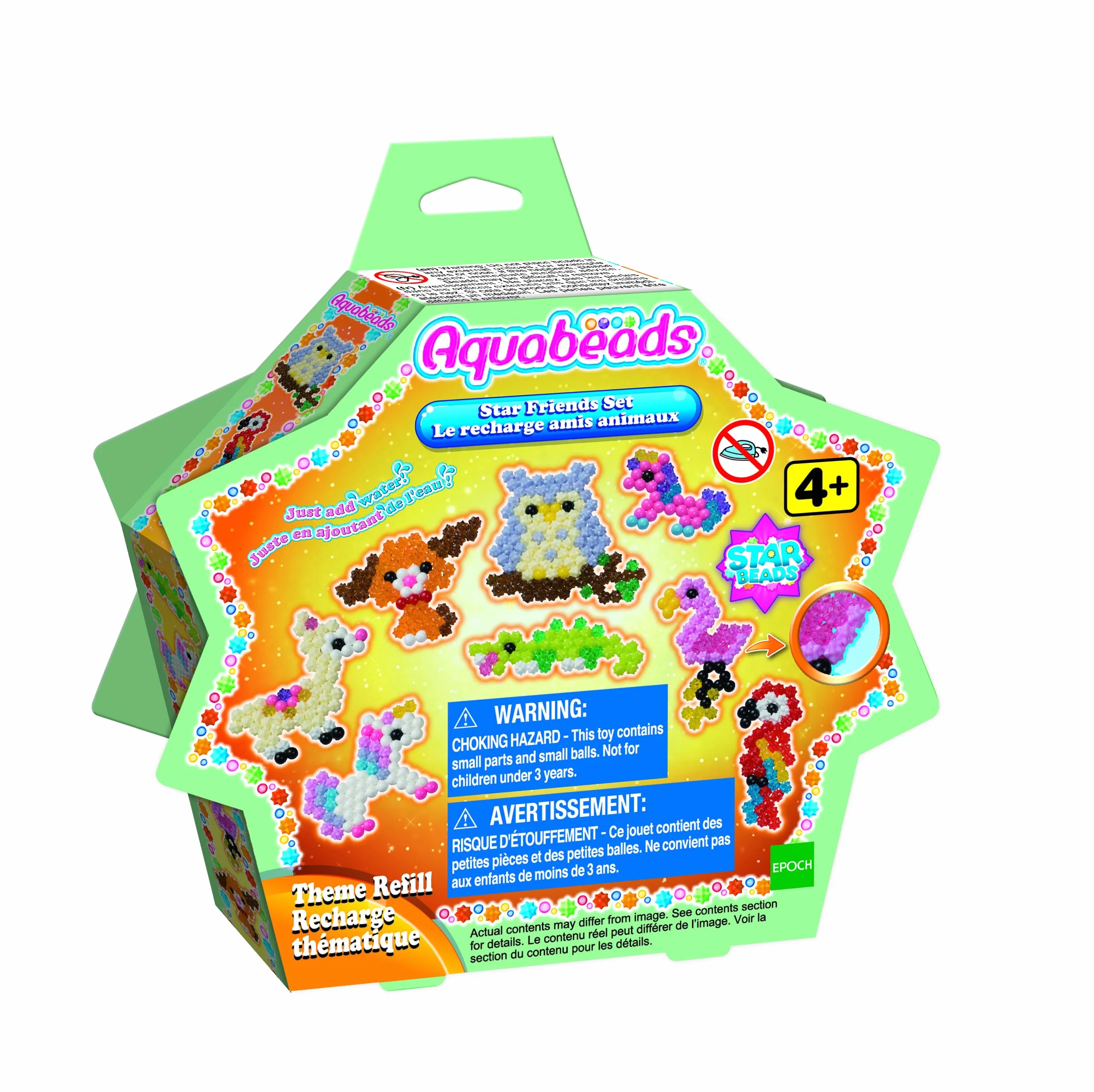 Aquabeads Star Beads Kolorowe Koraliki 600 Elementów 31602