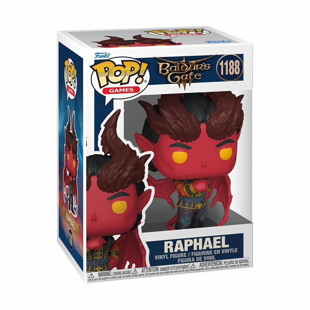 Funko POP! Gry: Baldur's Gate 3 - Raphael - Figurka kolekcjonerska winylowa - pomysł na prezent - Oficjalny produkt - Zabawki dla dzieci i dorosłych - Model figurowy dla kolekcjonerów i wystawy