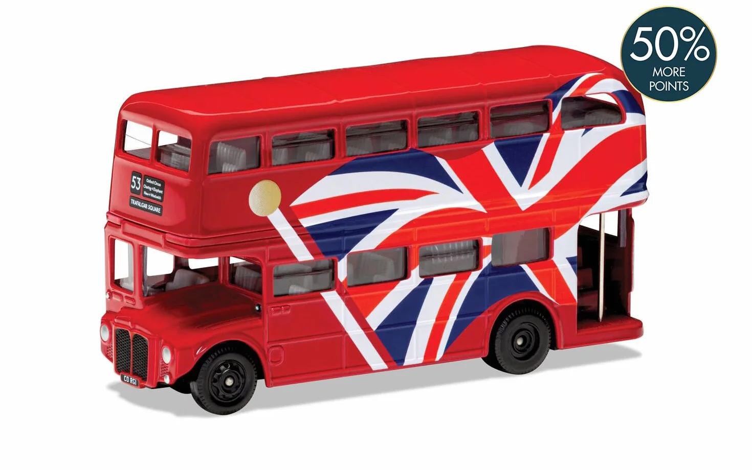 Corgi Best of British Londoner Bus Union Jack czarny