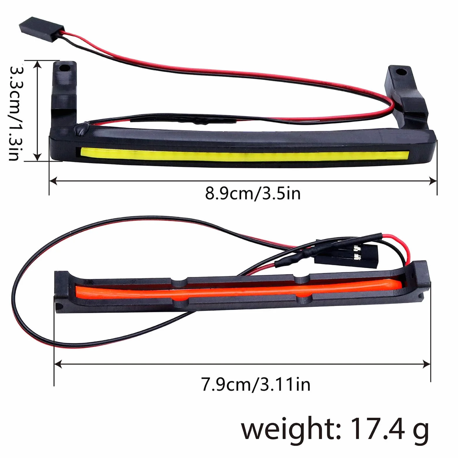 1/14 RC wyścigi samochodowe przednie i tylne światła zestawy lamp do ARRMA 1/14 Mojave GROM RC części do ulepszenia samochodu
