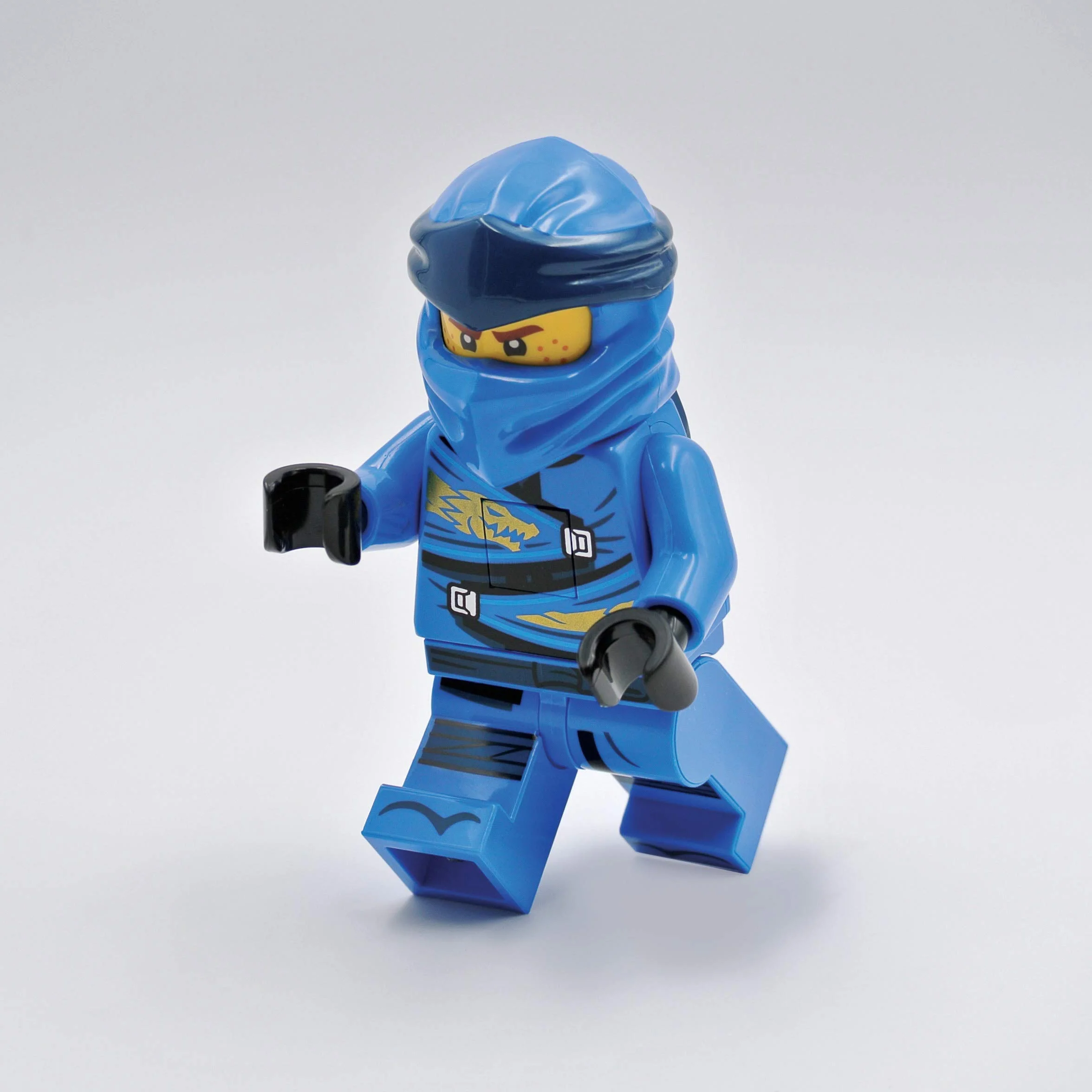Lego Ninjago Legacy - Jay - Latarka LED na baterie, 127 mm, automatyczne wyłączanie, baterie w zestawie