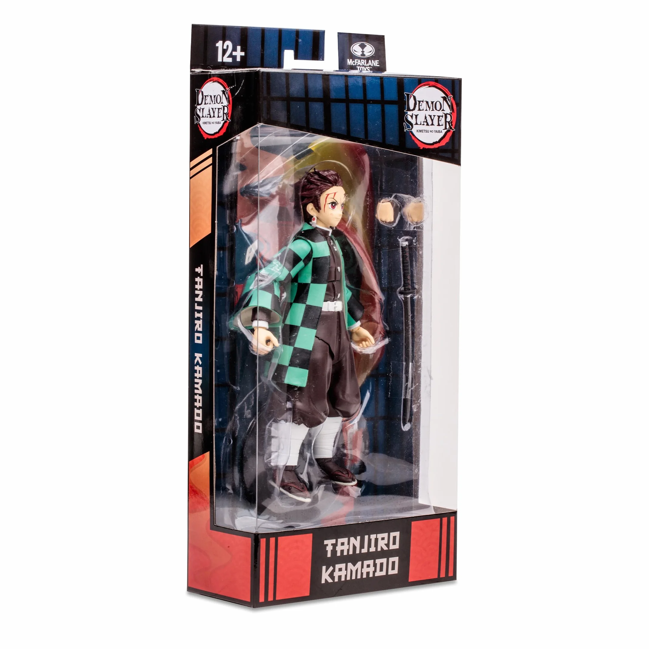 Lansay McFarlane Toys - Demon Slayer - Tanjiro Kamado - Figurka kolekcjonerska i akcesoria - Postacie z mangi - Od 12 lat