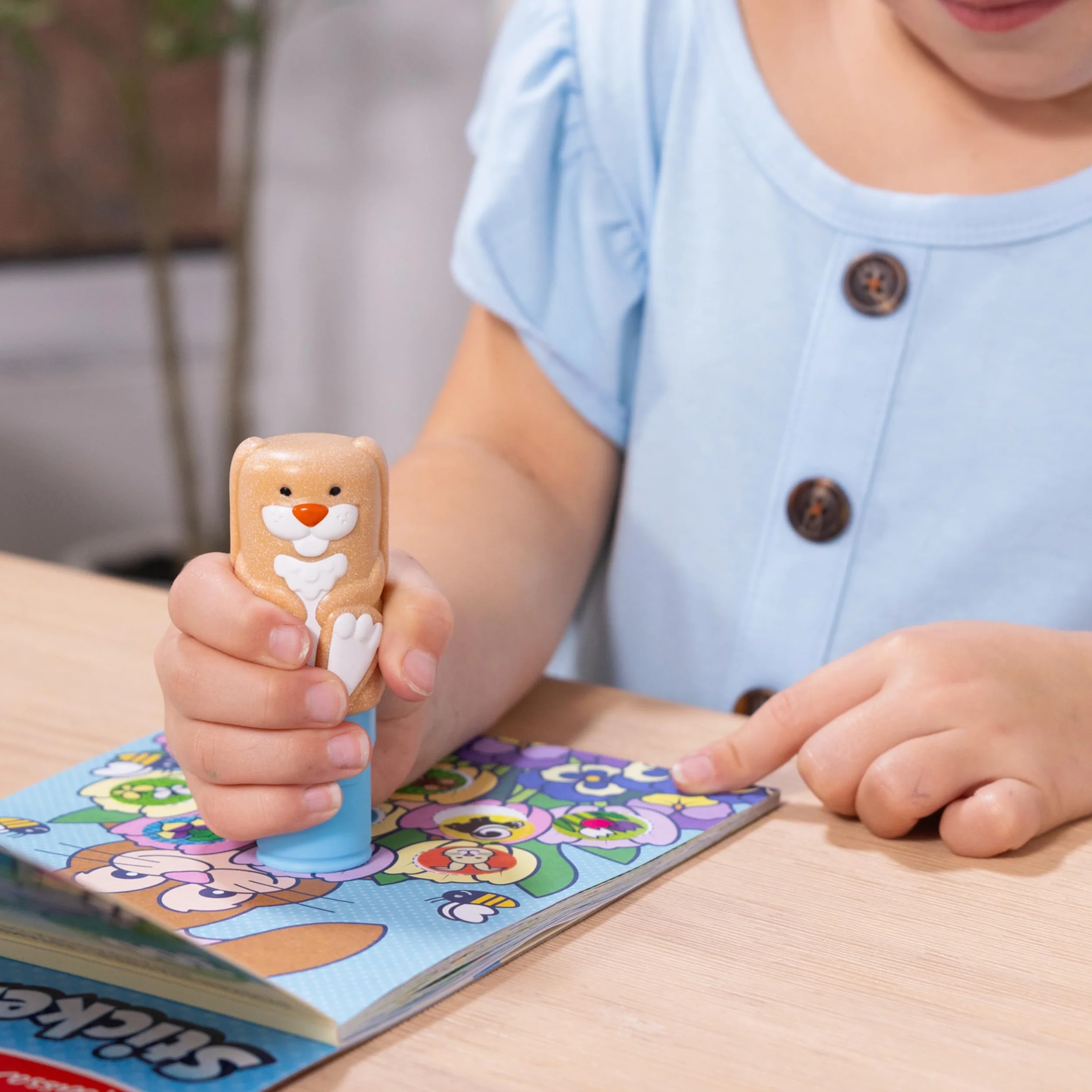 Melissa & Doug Sticker WOW stempel i podkładka do aktywności królik książka dla dzieci zabawki podróżne od 3 lat FSC