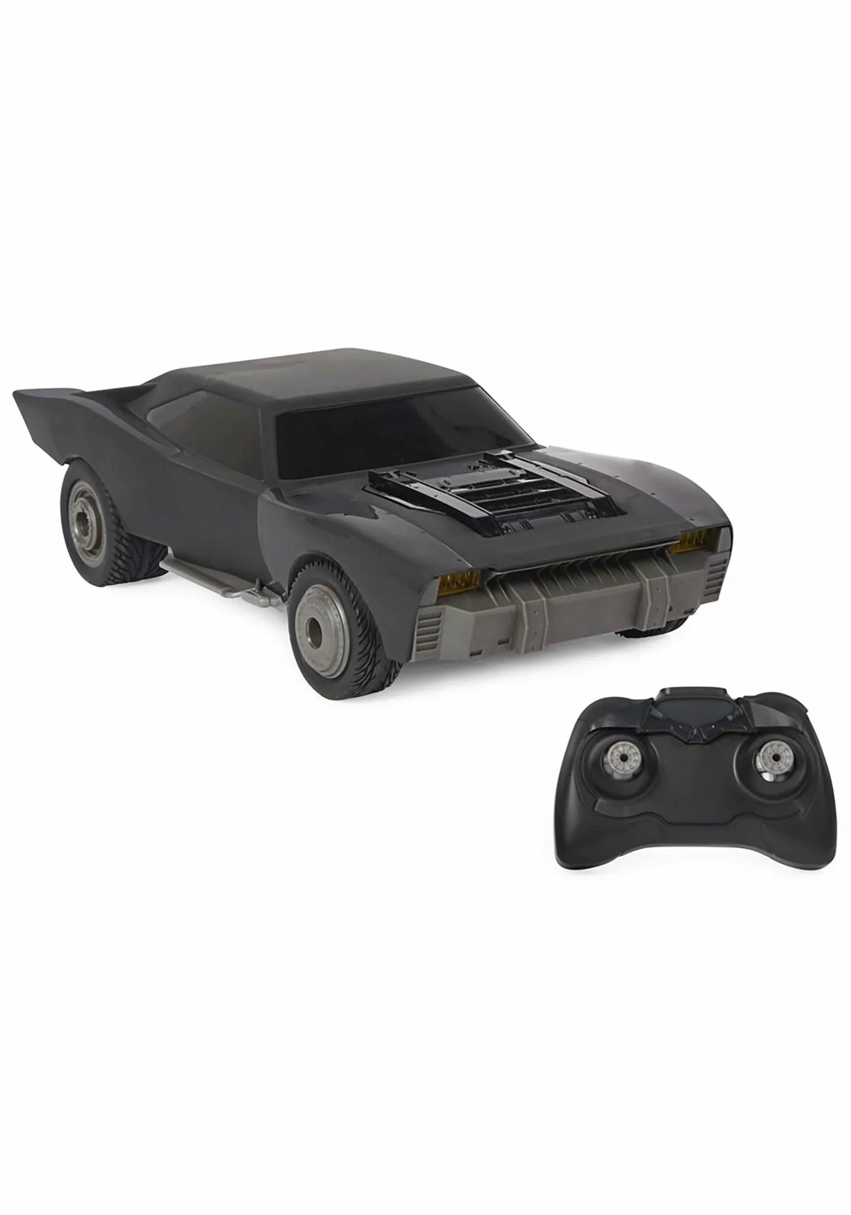 Spin Master Turbo Boost Batmobile Batman Auto Zdalnie Sterowane, Czarny, Skala 1:15