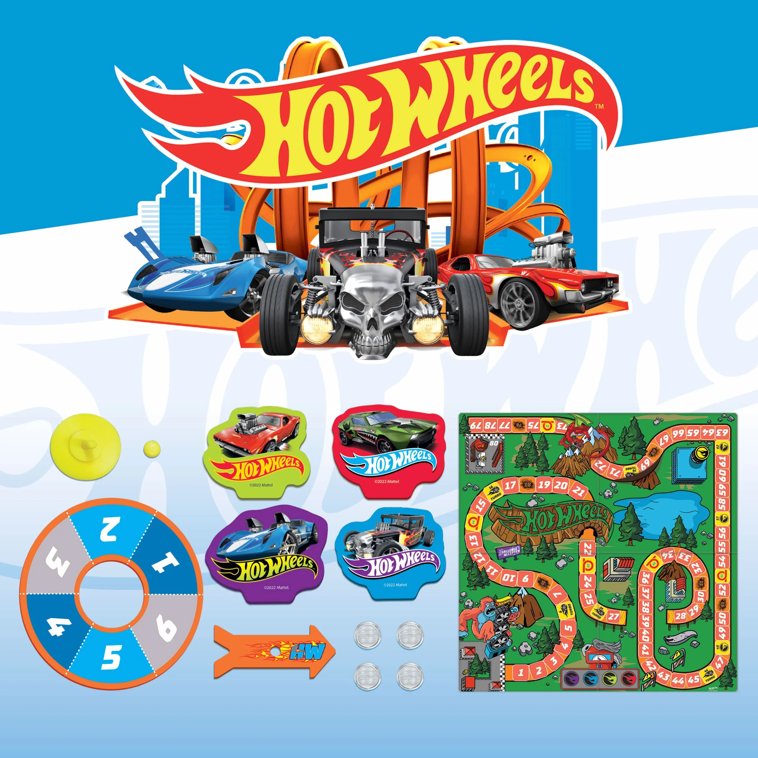 Liscianigiochi Hot Wheels Gra Planszowa, Wielokolorowy, od 5 lat
