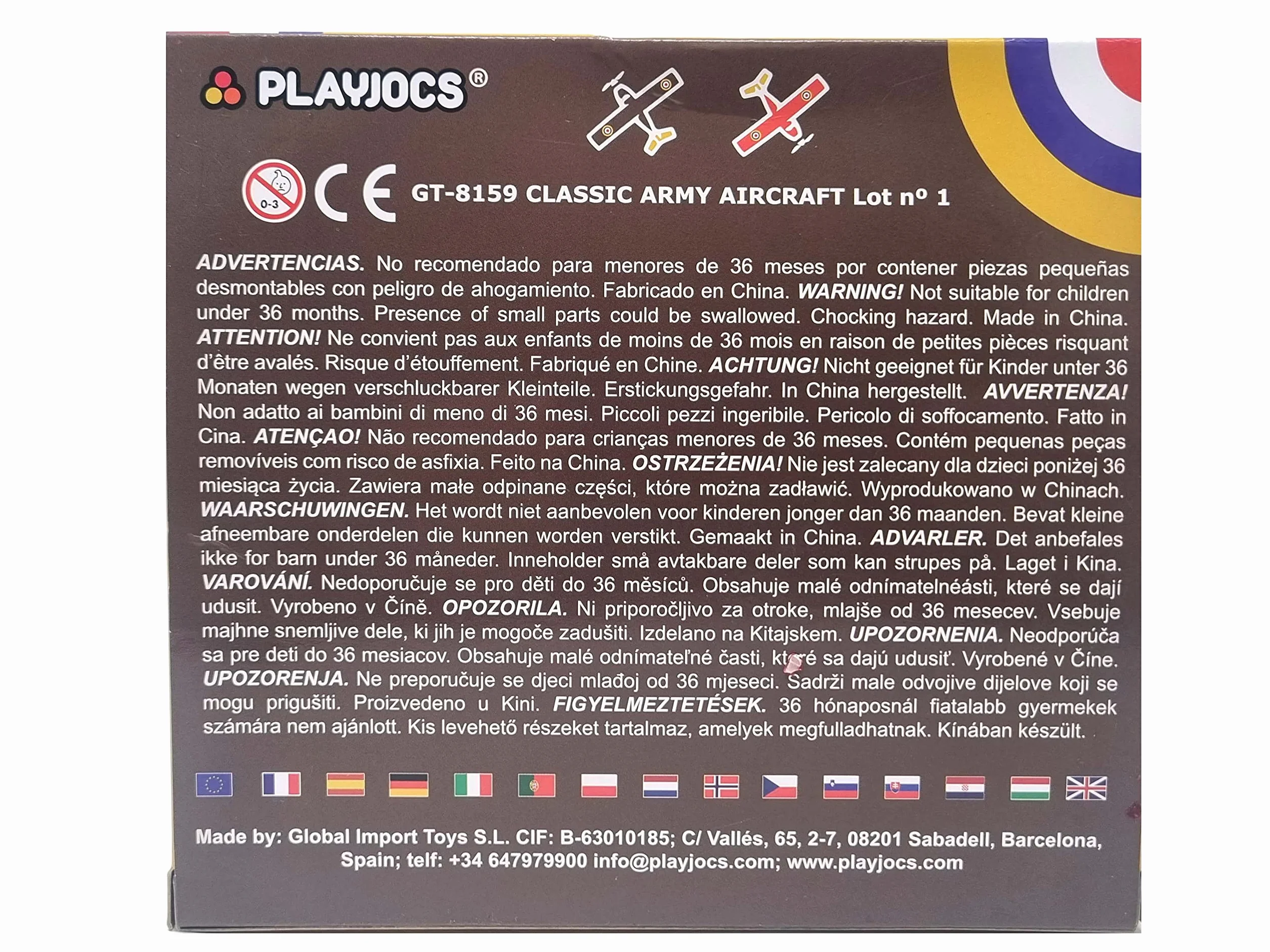 PLAYJOCS GT-8159 Wojskowy samolot