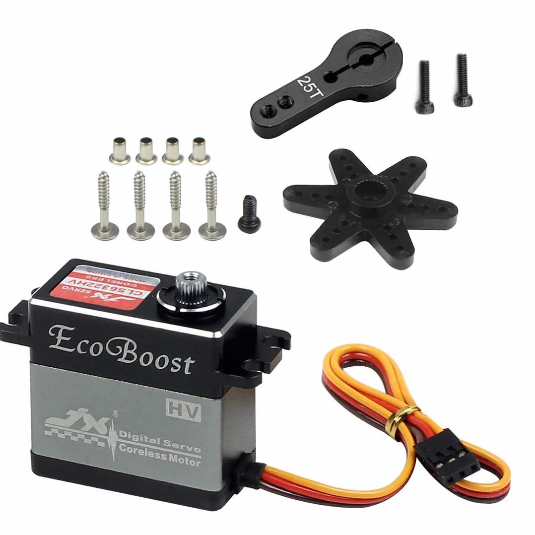 JX Servo CLS6322HV 21kg High Torque metalowa obudowa z metalowym zębem wysokociśnieniowym cyfrowe serwo do dronów RC Car RC Boat Robort