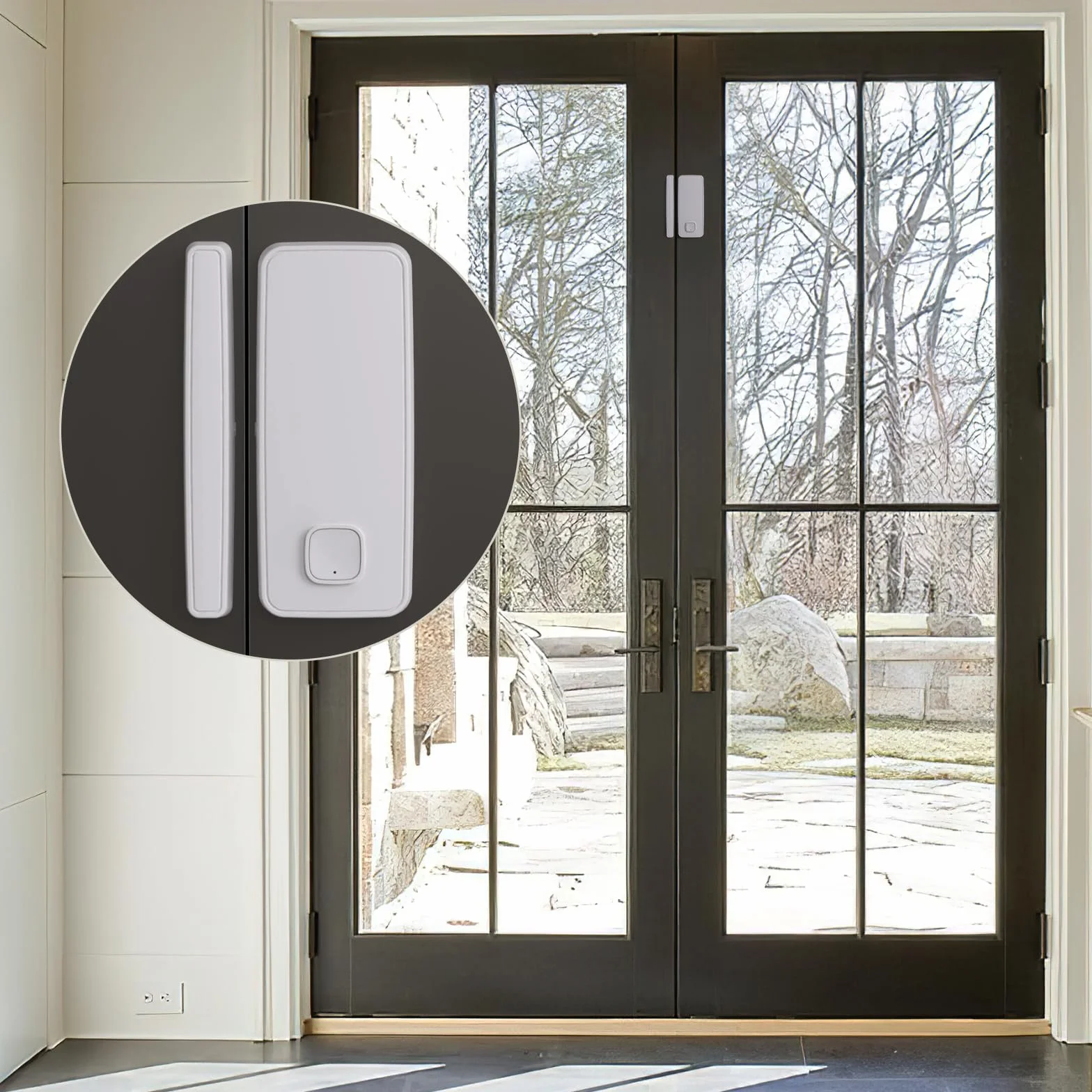 Welock DS1BT 2 czujnik drzwiowy WIFIBOX3 kombinatoryczny do drzwi Welock elektroniczny zamek do drzwi, komunikaty, drzwi otwarte i zamknięte na odległość, kolor biały, akcesoria Bluetooth do