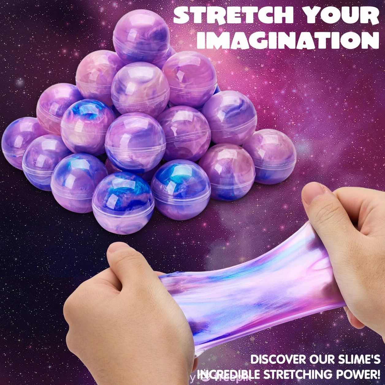JOYIN Zestaw Slime Galaxy 24 kolory Mini Slime Fluffy antystresowy