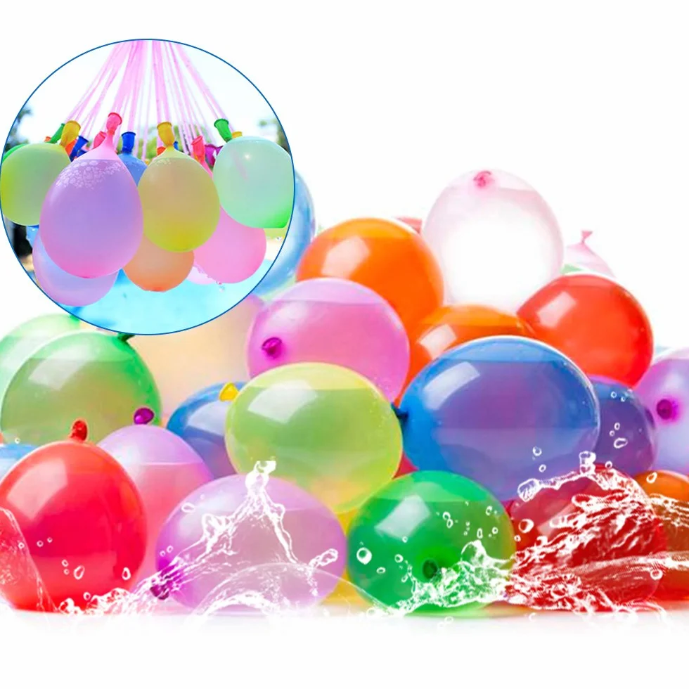 Bomby wodne, kolorowe, mieszane balony wodne (1000)