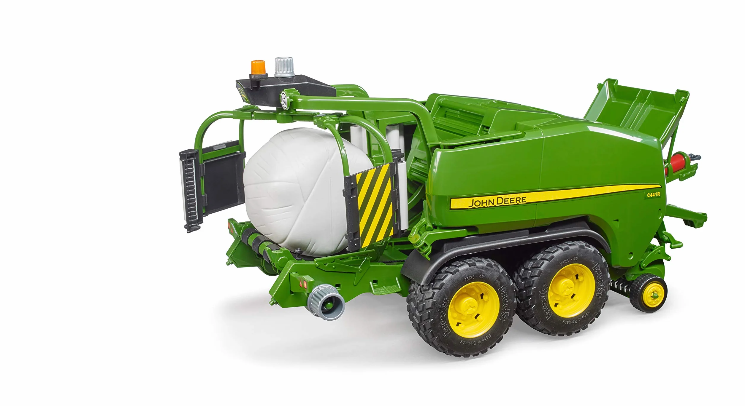 Bruder John Deere C441R owijarka do bel okrągłych 1:16 Farma rolnictwo