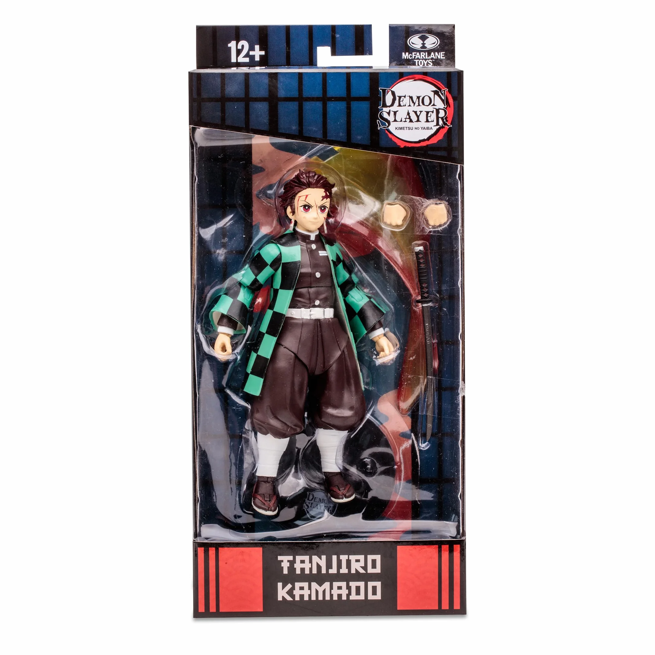 Lansay McFarlane Toys - Demon Slayer - Tanjiro Kamado - Figurka kolekcjonerska i akcesoria - Postacie z mangi - Od 12 lat